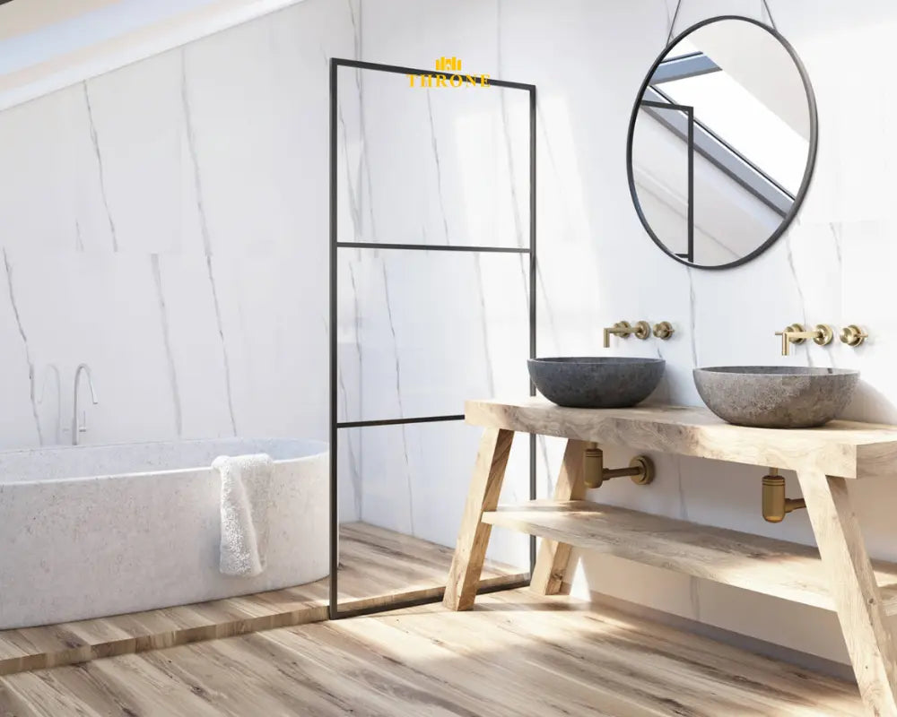 Badkamerspiegel,wasbak