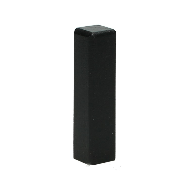 Hoekstuk/Eindstuk Plint | 70x18mm | MDF Zwart Voorgelakt