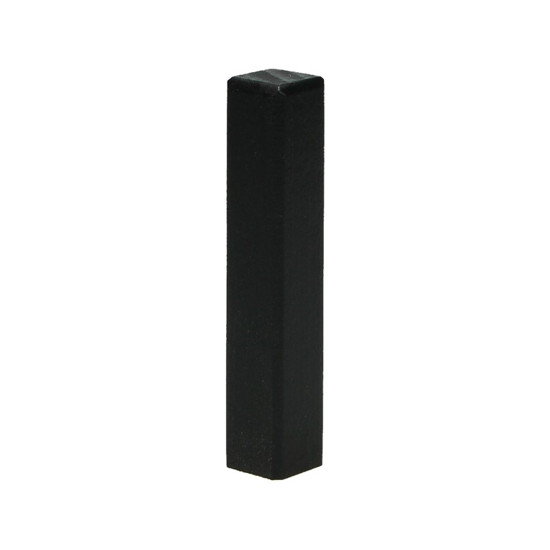 Hoekstuk/Eindstuk Plint | 90x18mm | MDF Zwart Voorgelakt