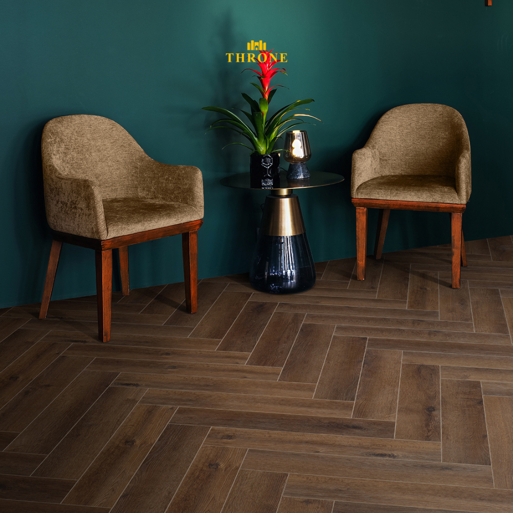 Yukon HB Tan || Visgraat || Klik PVC 5mm