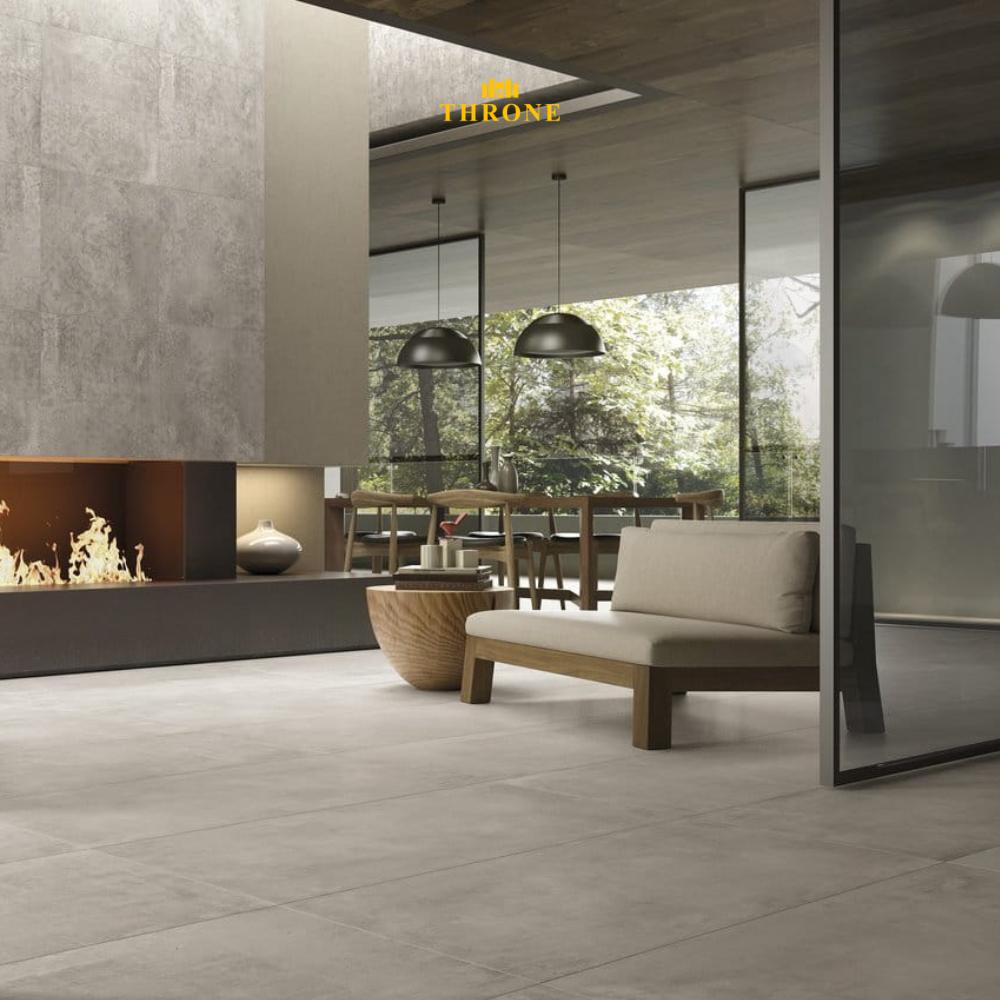 NG Kutahya - Pronto Beige - 60x60cm - Mat Betonlook - Keramische Vloer- & Wandtegel - R10