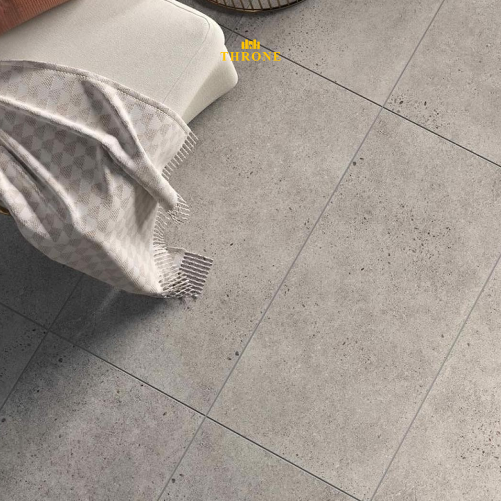 NG Kutahya - Silver Stone - 60x60x2cm - Betonlook Mat - Keramische Tuin-/Terrastegel - R11