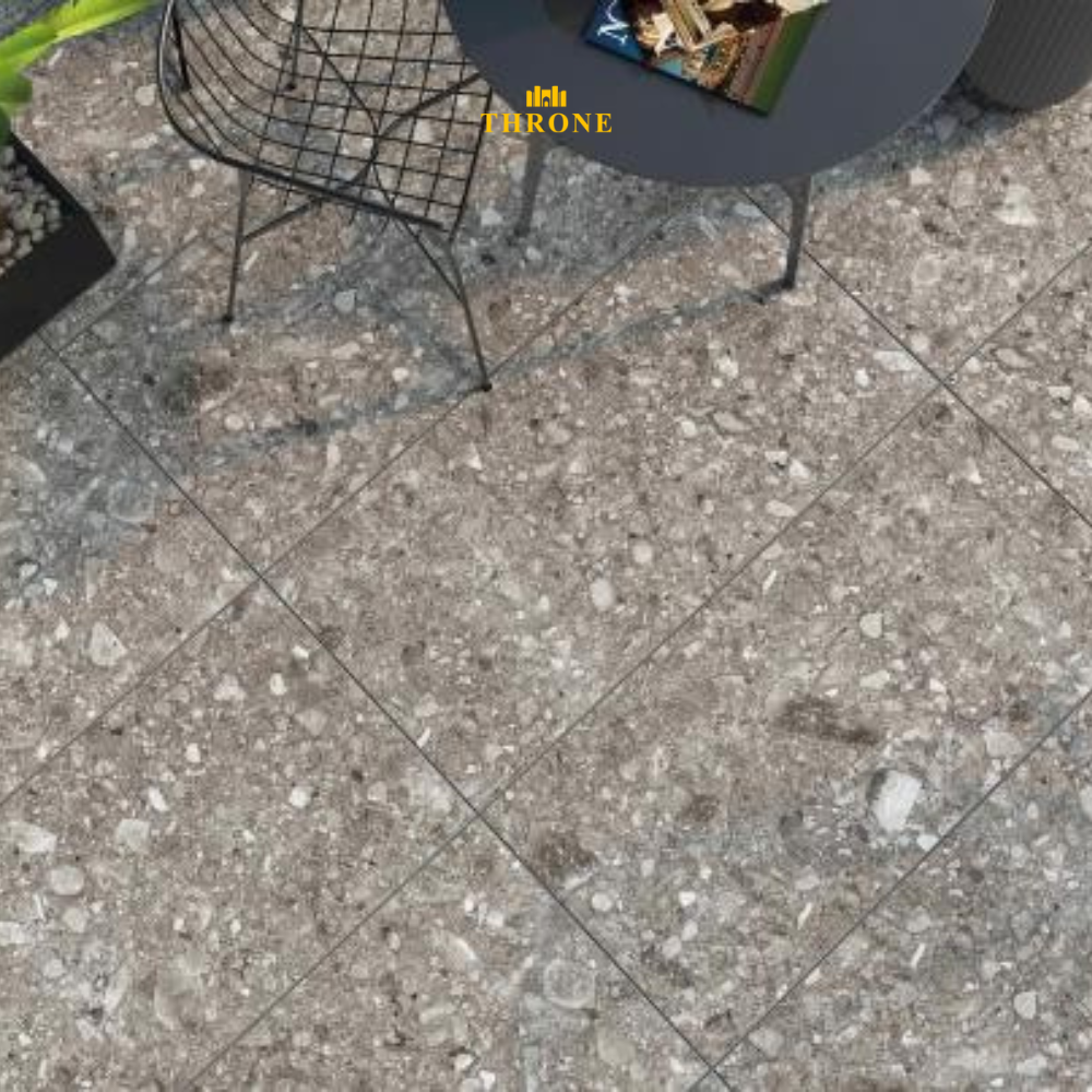 NG Kutahya - Terra Stone - 60x60x2cm - Betonlook Mat - Keramische Tuintegel/Terrastegel - R11