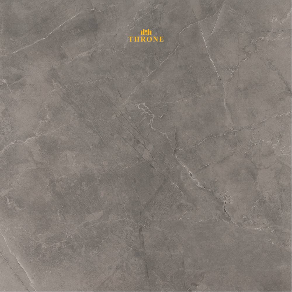 NG Kutahya || Royal Pulpis Grey || 80x80cm || Hoogglans Marmerlook Porseleinen Vloer- & Wandtegel