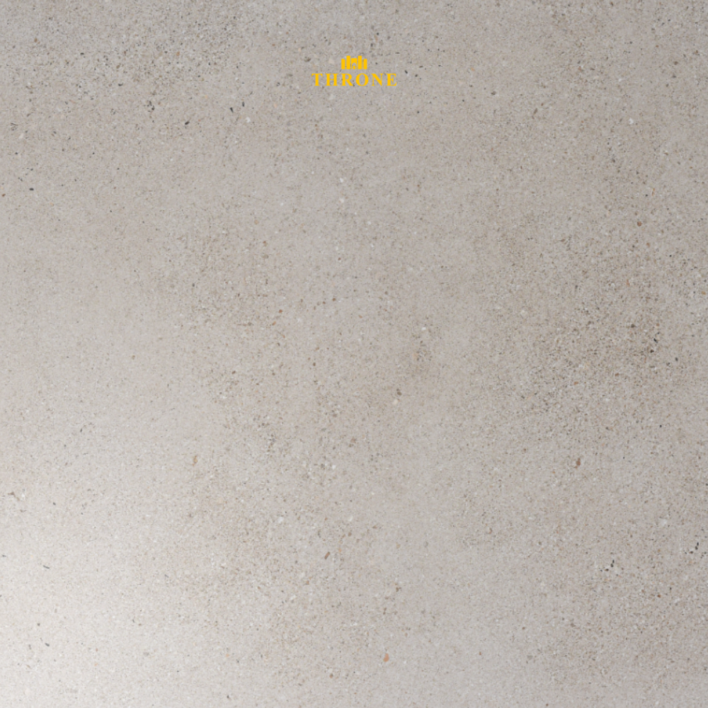 NG Kutahya - Octavia Bone - 80x80cm – Mat Betonlook – Porseleinen Vloer- & Wandtegel