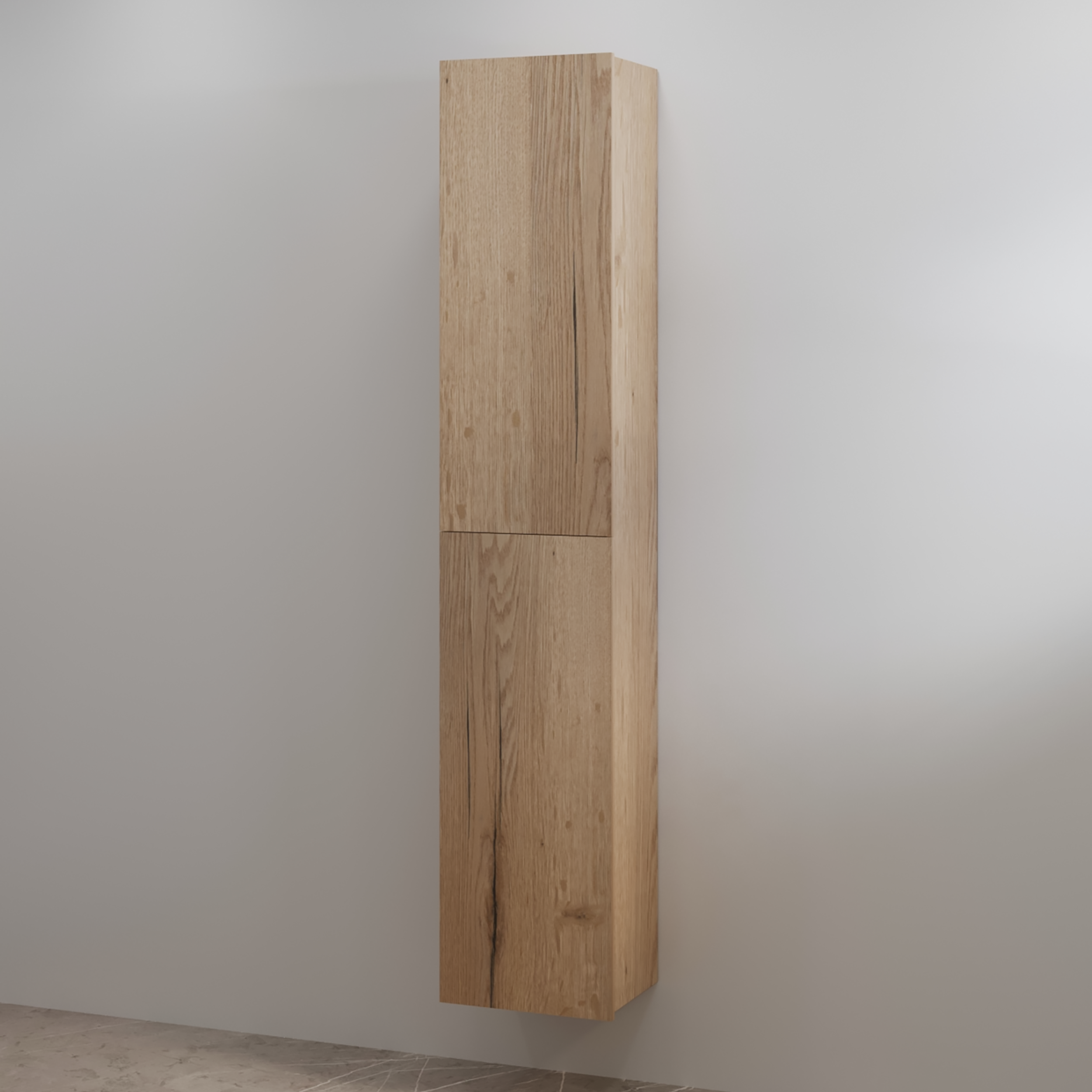 Blanco Halifax | Hoge Kolomkast | 35x180 cm