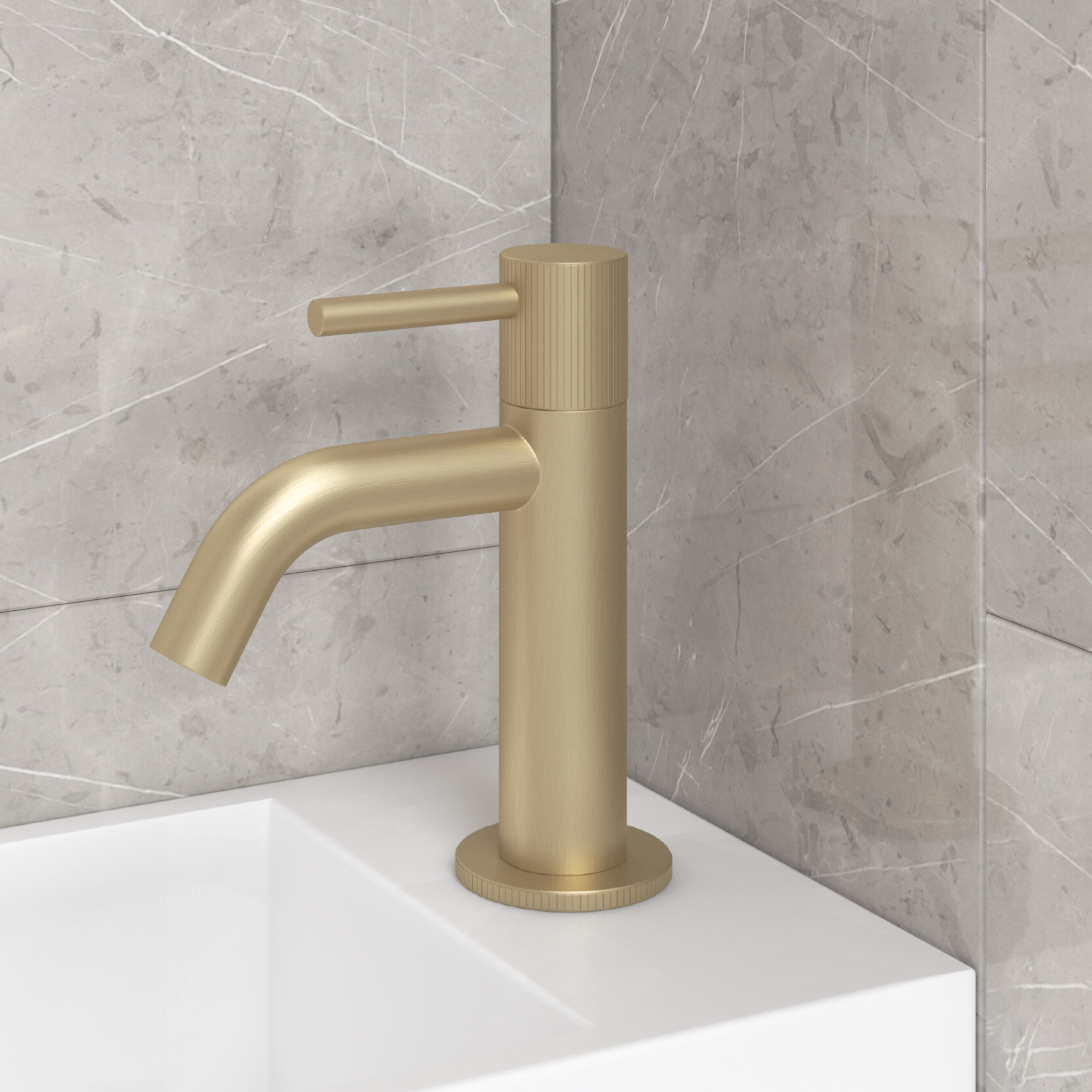 High-End Nancy | Toiletkraan | Mat Goud