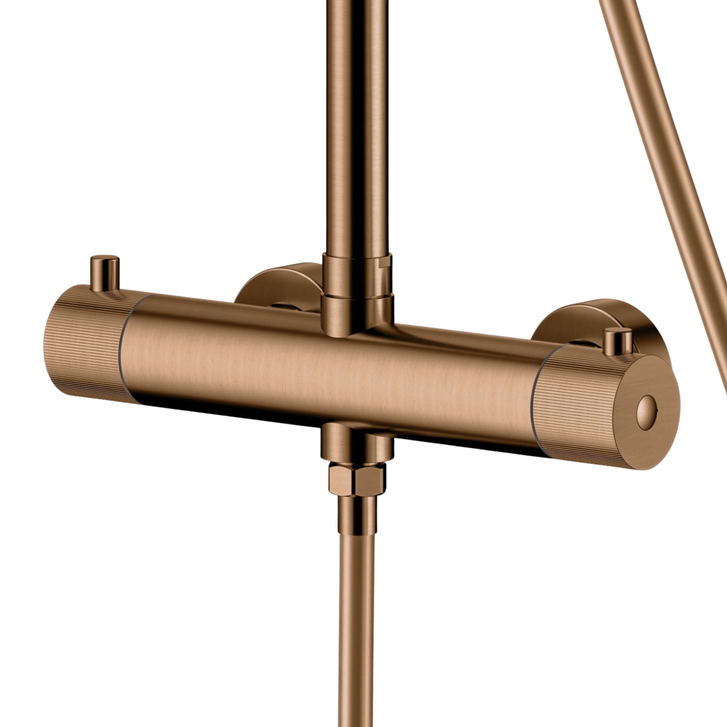 High-End Liora | Opbouw Regendouche | Mat Brons