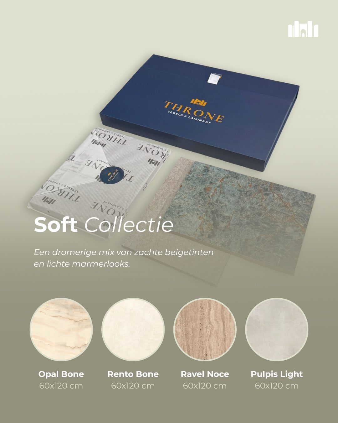 Soft Collectie | Sample Box | Tegels 60x120cm