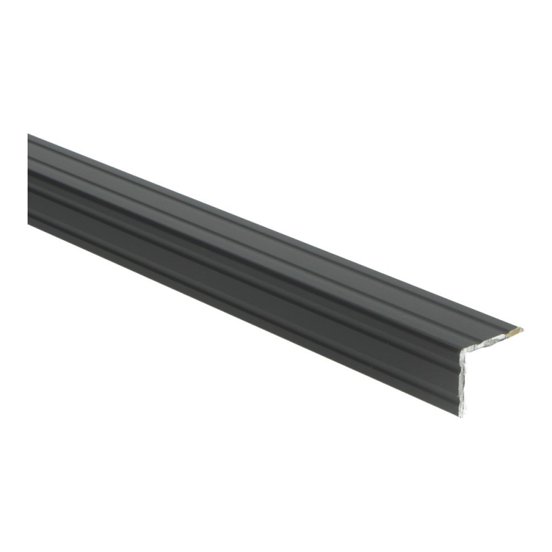 Duo-Hoeklijnprofiel Zelfklevend | 24,5x30 mm - 300cm | Zwart