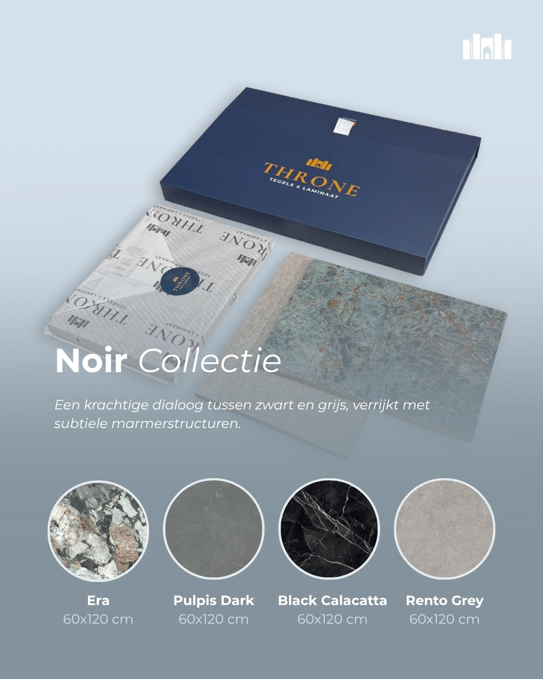 Noir Collectie | Sample Box | Tegels 60x120cm