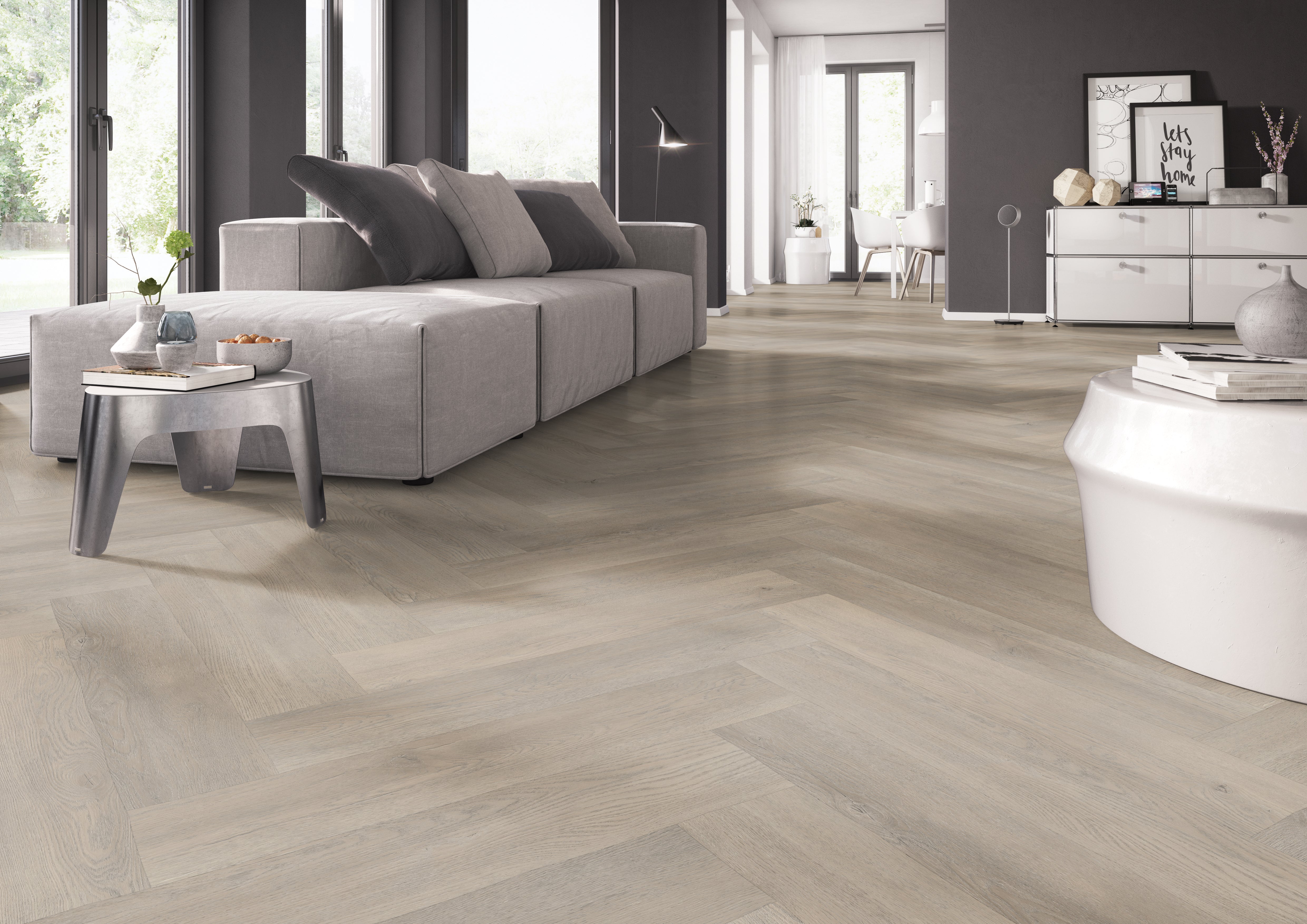 Belakos Palazzo 70 | PVC Dryback Plak | Houtlook Visgraat XL