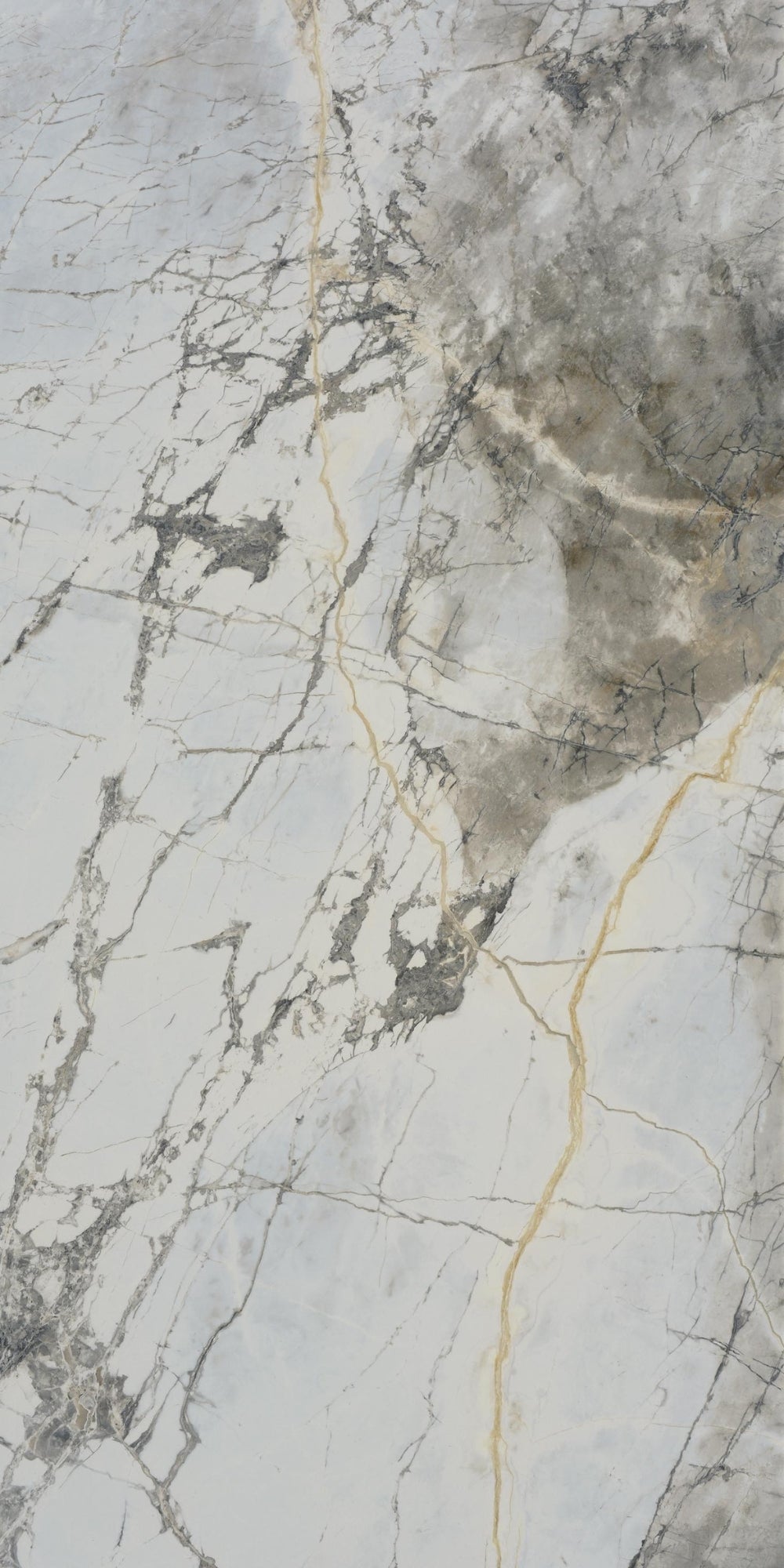 Bluetta | Tegel 60x120 cm | Hoogglans Blauw Marmerlook