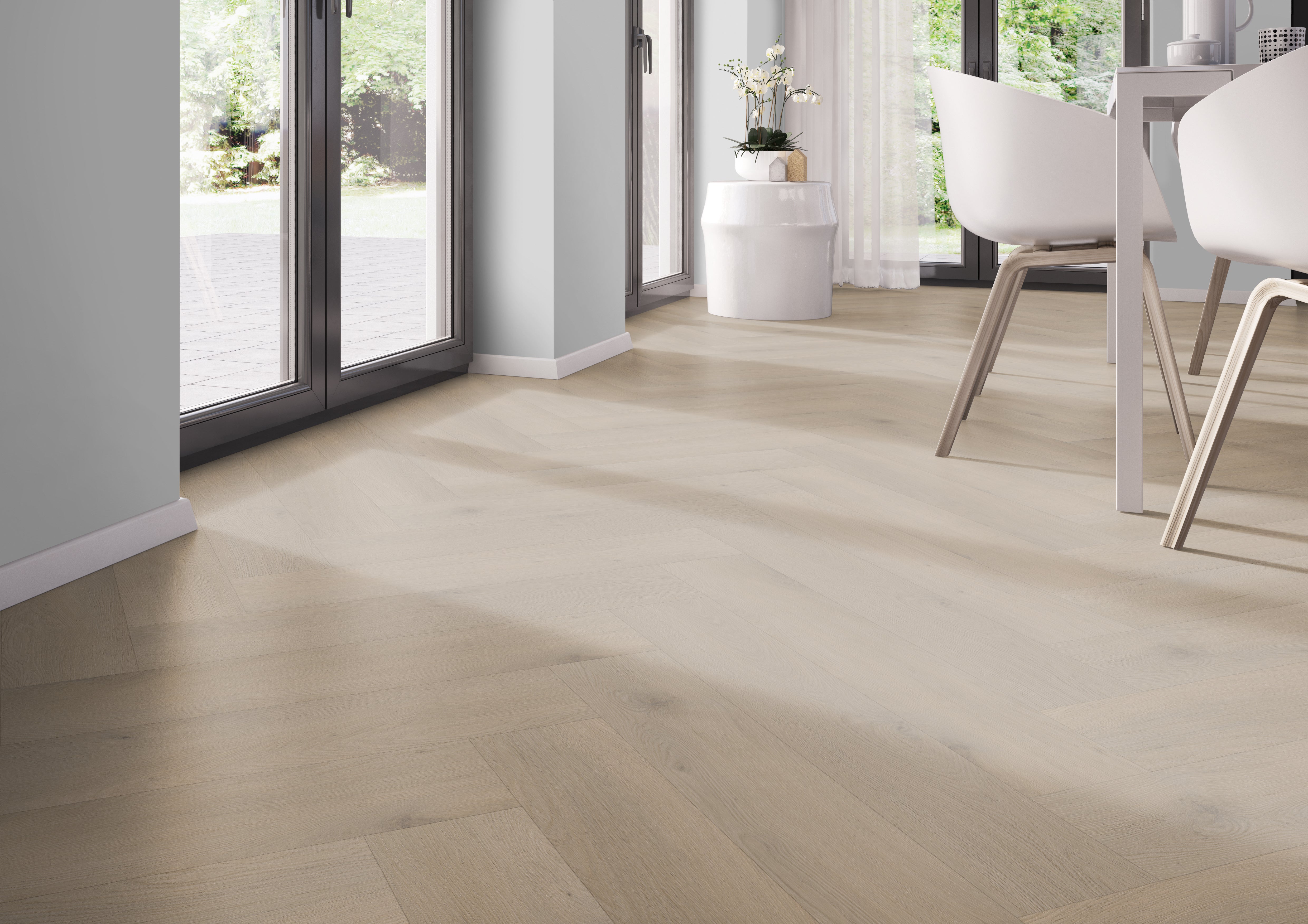 Belakos Attico 82 | PVC Dryback Plak | Houtlook Visgraat XL