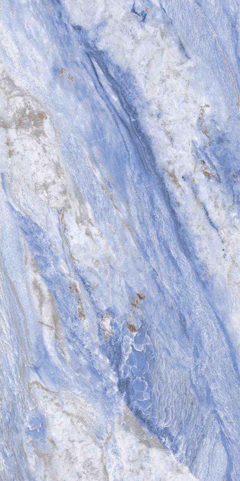 Grassland Blue | Tegel 60x120 cm | Mat Blauw Marmerlook
