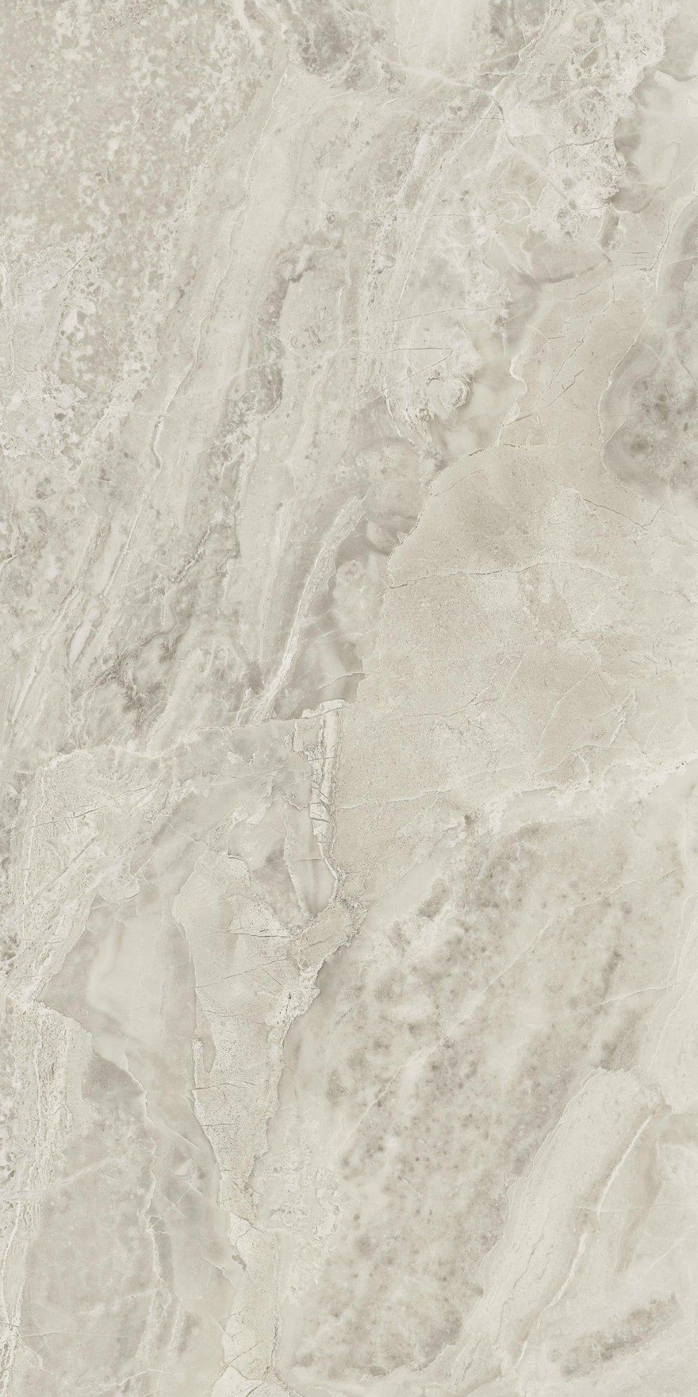 Keops Latte | Tegel 60x120 cm | Hoogglans Grijs Steenlook