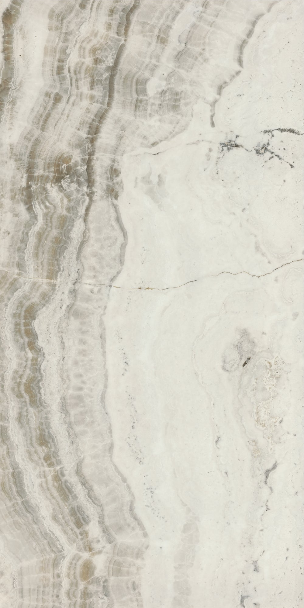 Oniks White | Tegel 120x240cm | Hoogglans Grijs Marmerlook XXL Tegel