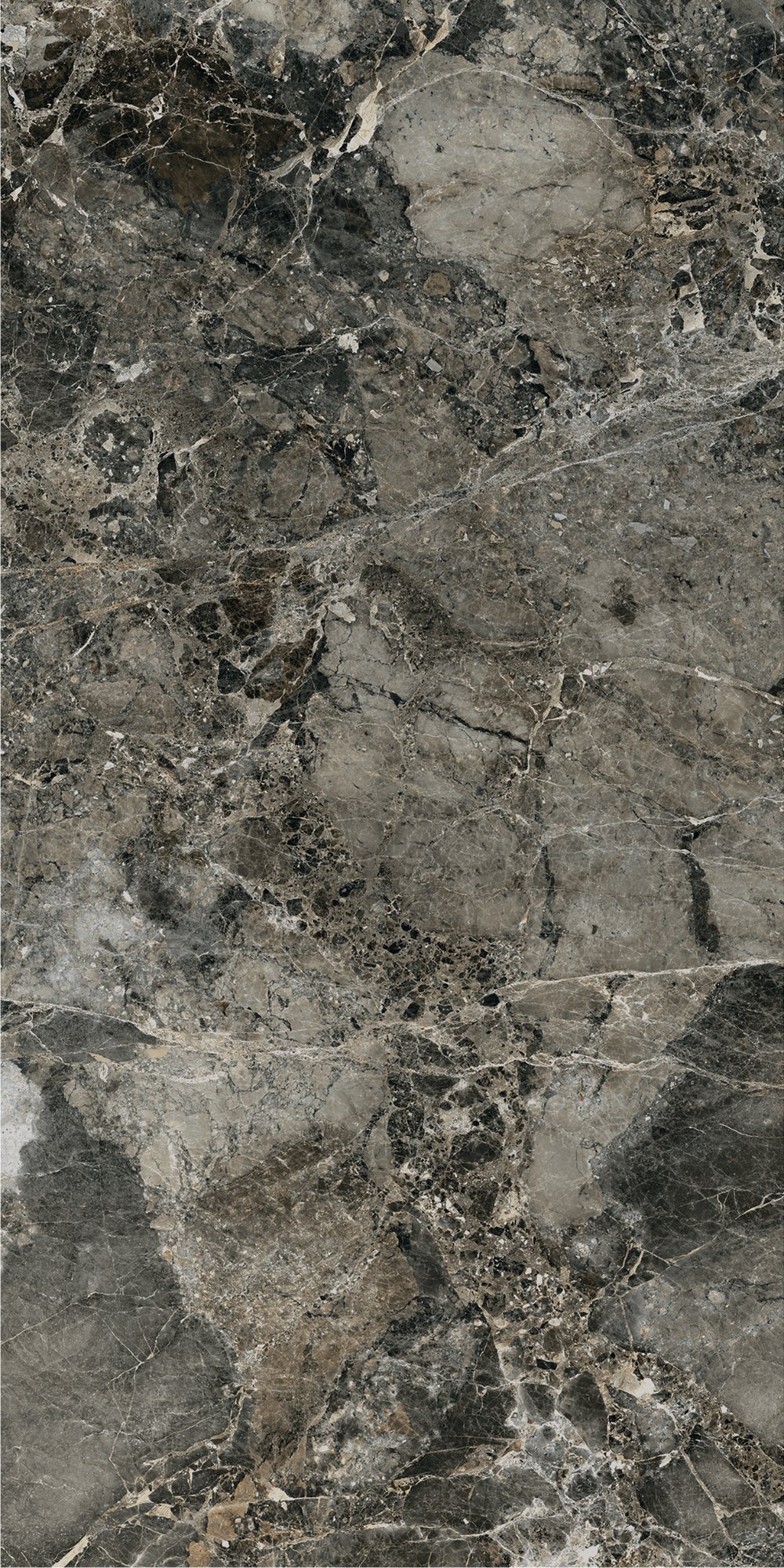 Paradiso Anthracite Crystal | Tegel 120x240cm | Hoogglans Marmerlook XXL Tegel