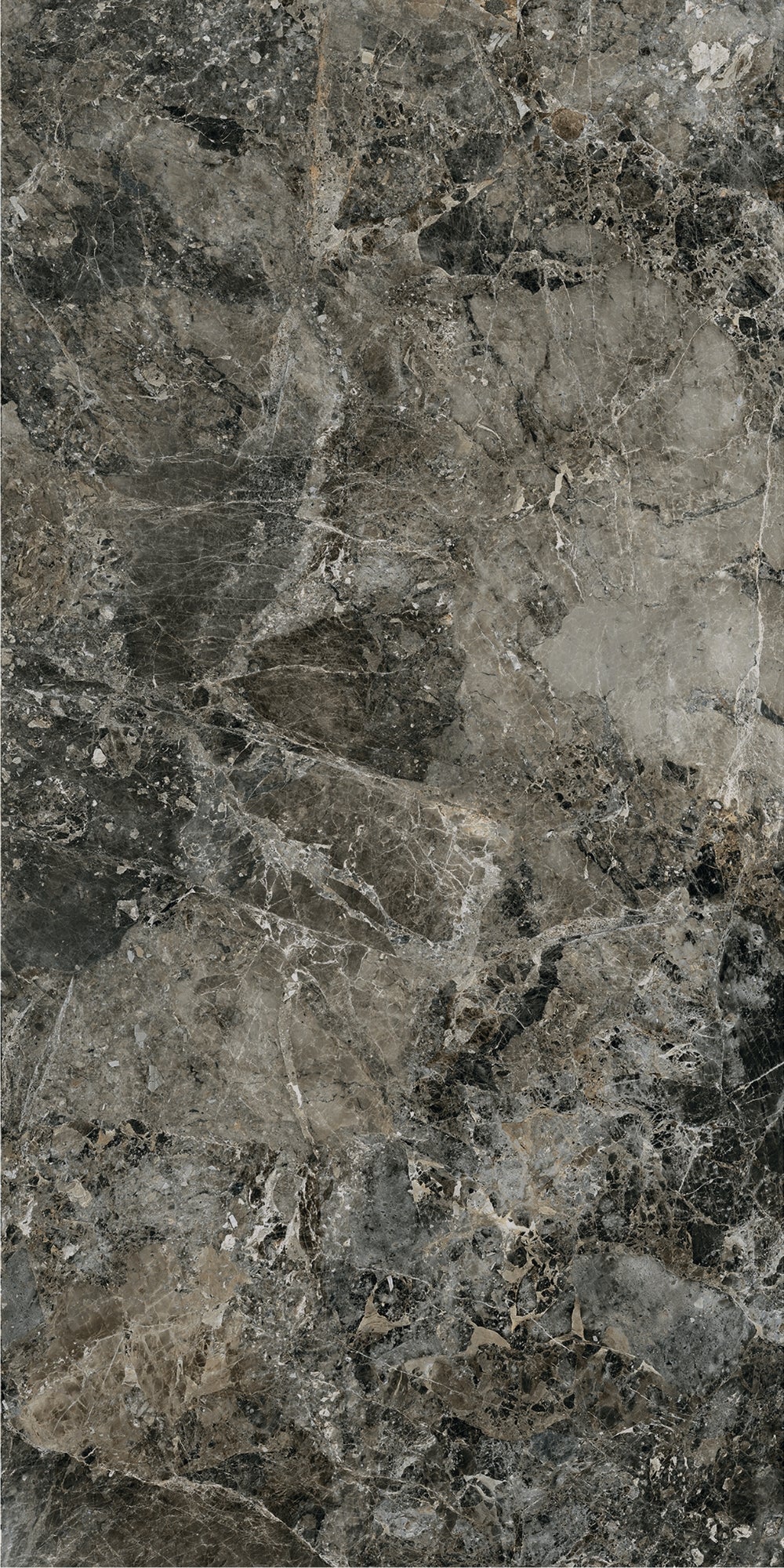 Paradiso Anthracite Crystal | Tegel 120x240cm | Hoogglans Marmerlook XXL Tegel
