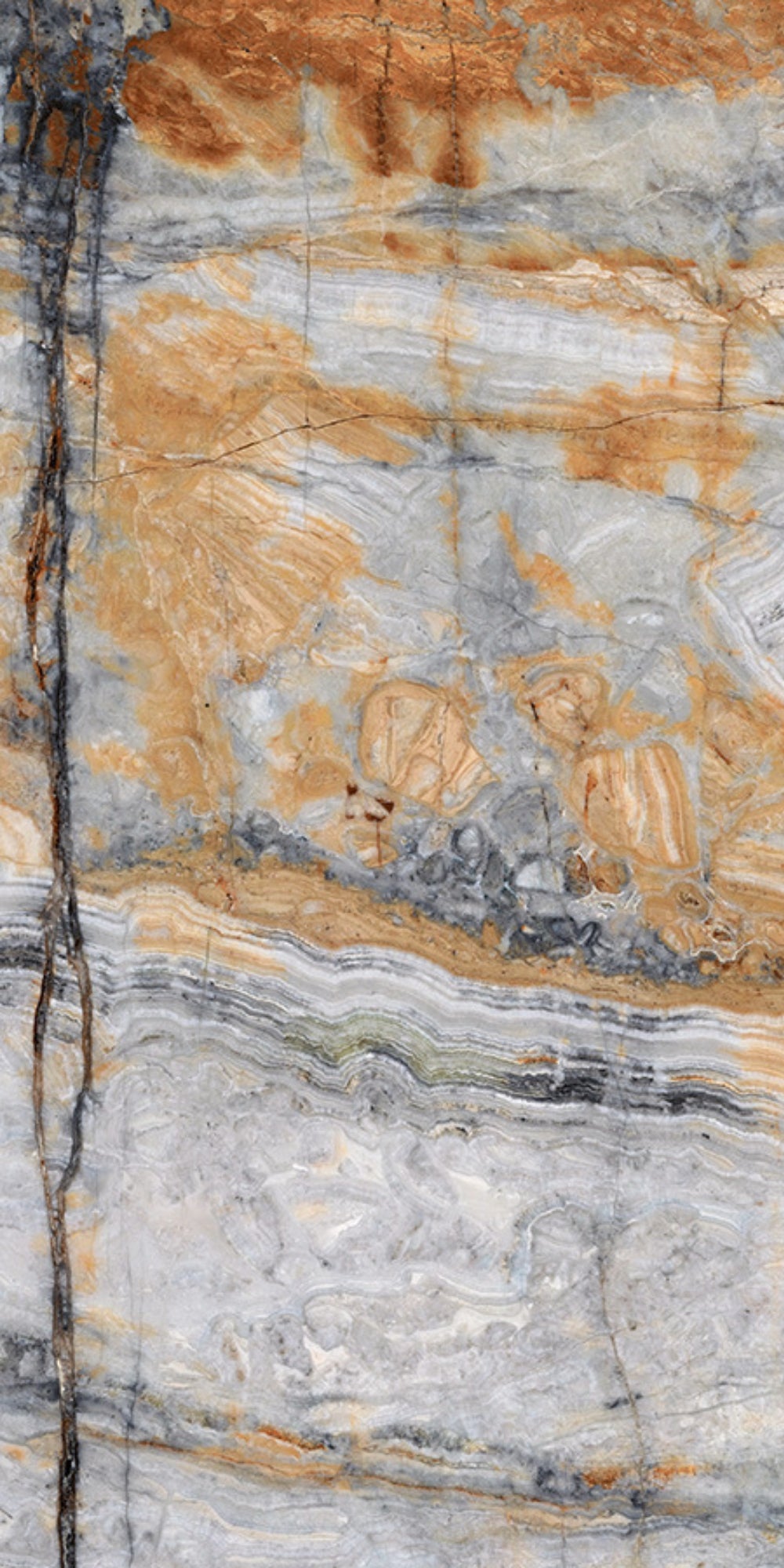 Blue Jeans | Tegel 60x120 cm | Hoogglans Roest Grijs Steenlook