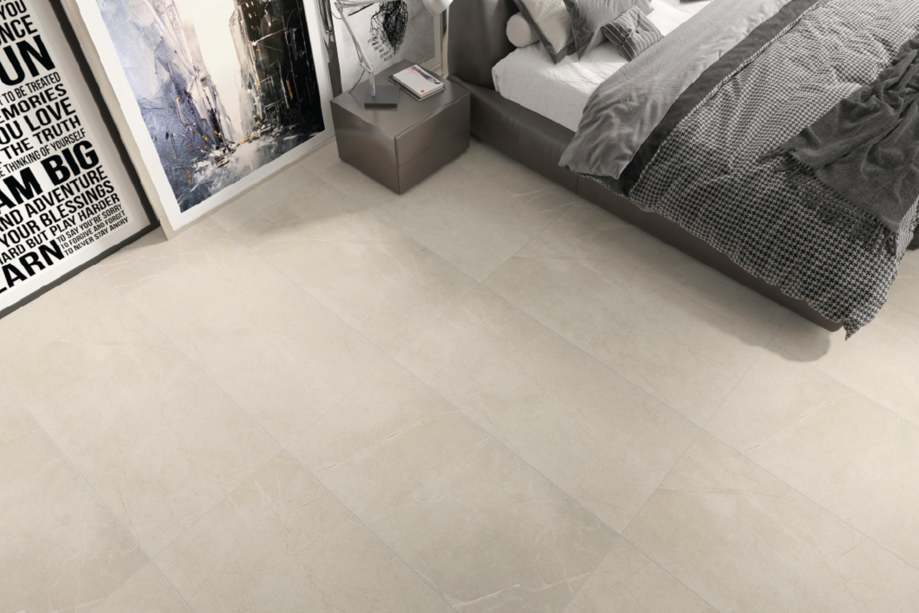 Adria Latte | Tegel 60x120 cm | Mat Latte Steenlook