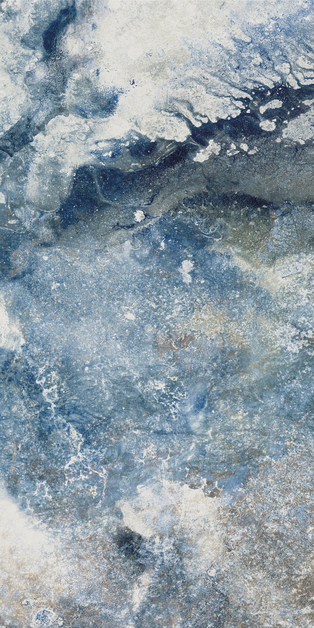 Supernova Blue | Tegel 60x120 cm | Lappato Blauw Marmerlook