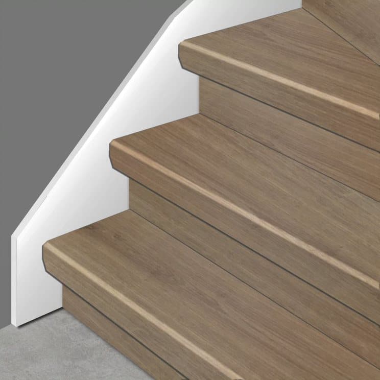 Traptrede Gebleekt Eiken | CPL Dubbeltreden 138x67cm | K-Stairs
