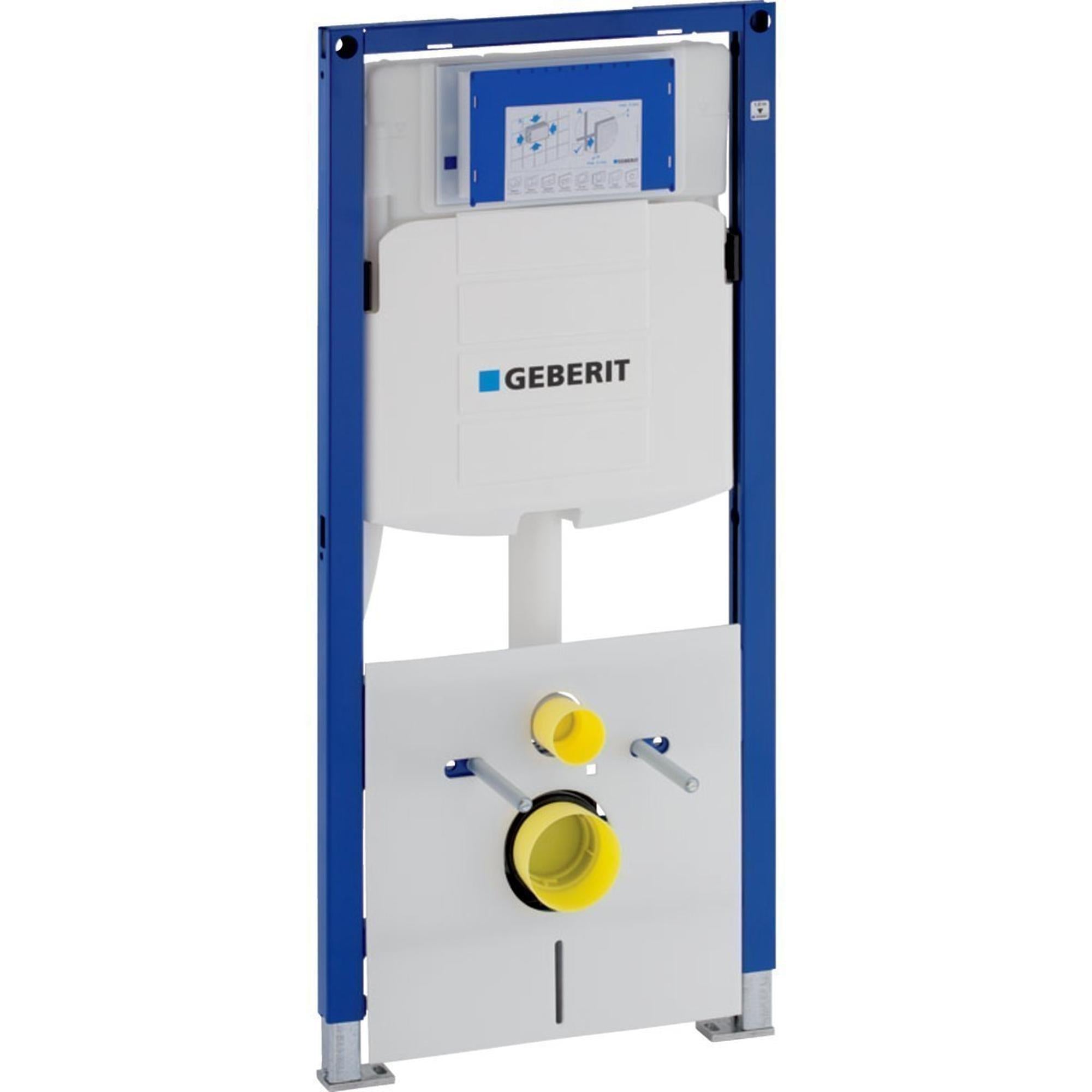Geberit DUOFIX || WC-element met Sigma inbouwreservoir 12cm (UP320) || met geluidsisolatieset