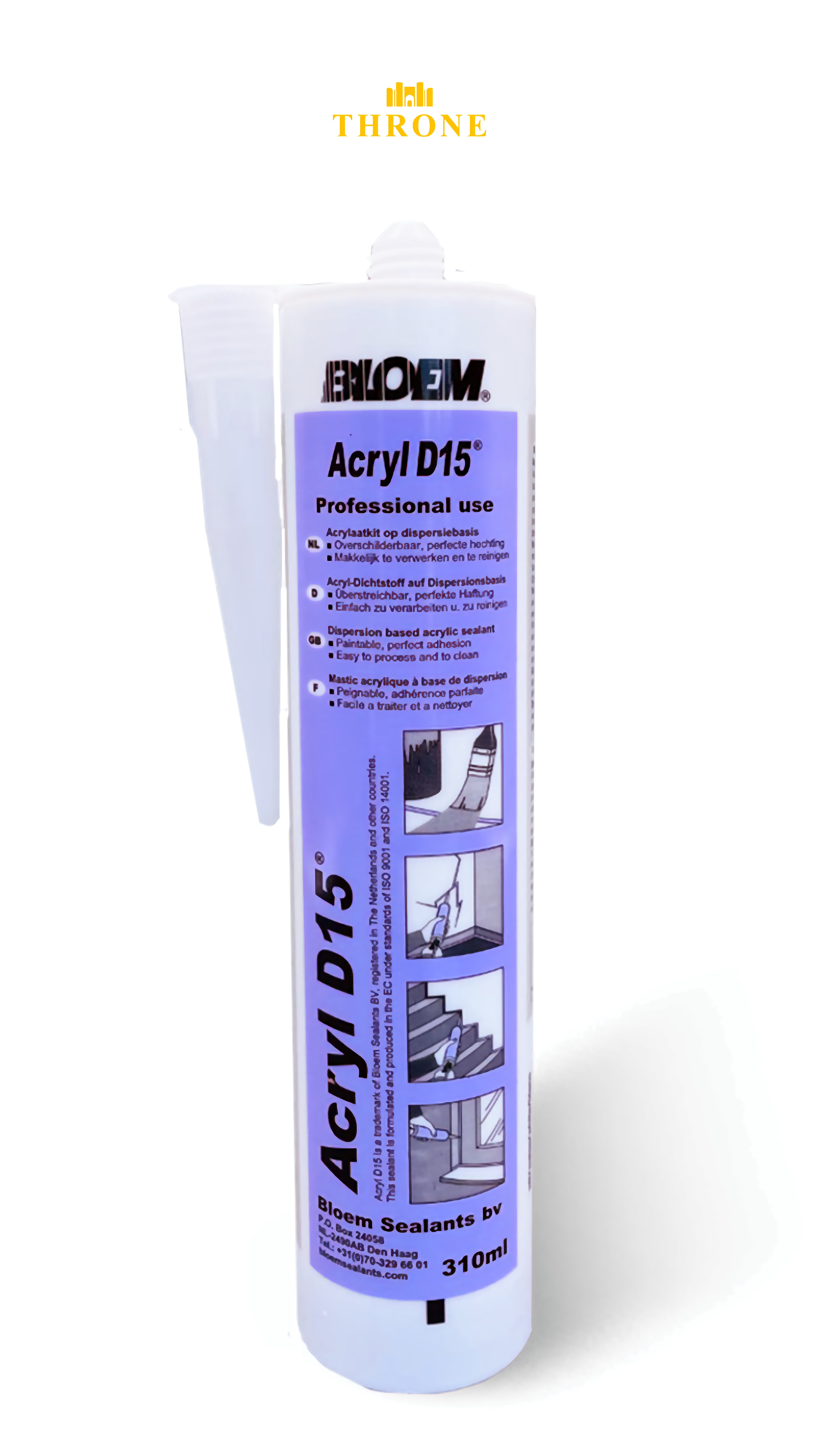 Acryl D15 | Bloem Sealants | Wit