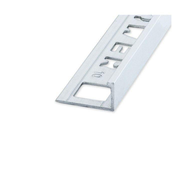 Tegelprofiel Aluminium | 11x2700 mm | Glans Zilver – Strakke Afwerking