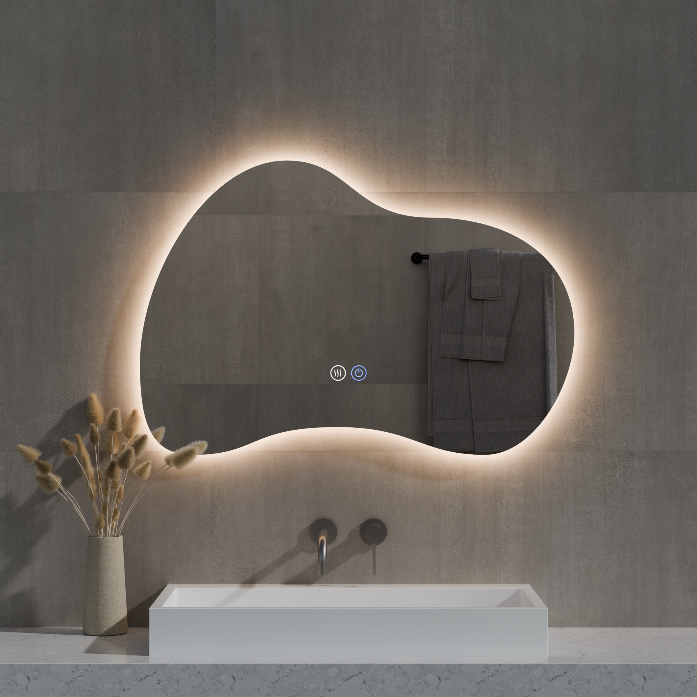 Strange | Spiegel incl. LED Verlichting | 120x70 cm