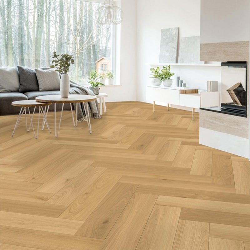 Buchäcker Oak | PVC Rigid Klik | Mat Houtlook Visgraat