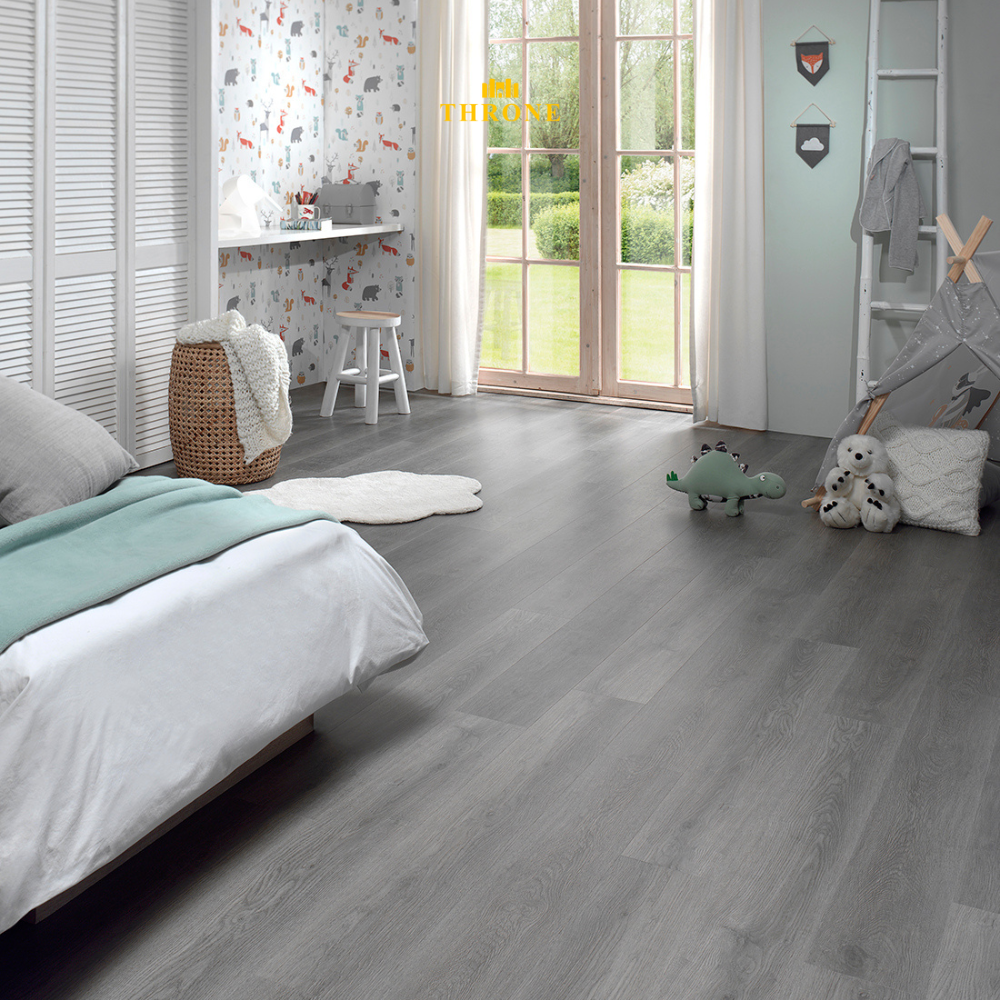 Parquetvinyl - Ivalo Dark Malt - Klik PVC 5mm