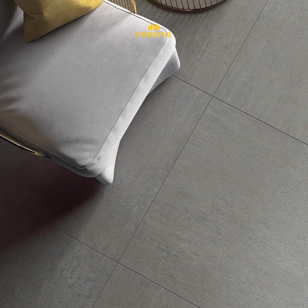 NG Kutahya - Darma Grey - 80x80cm – Mat Cementlook – Porseleinen Vloer- & Wandtegel