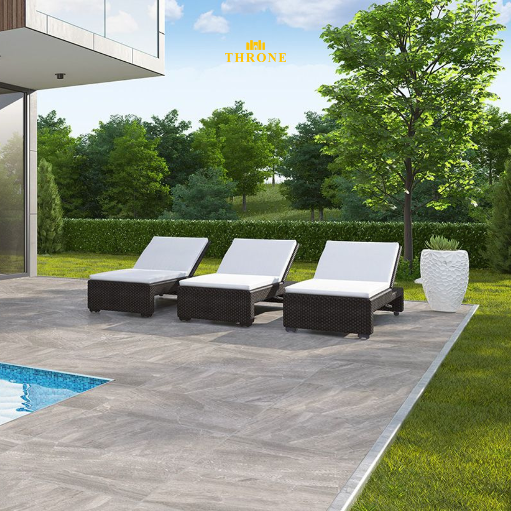 NG Kutahya - London Grey - 60x60x2cm - Betonlook Mat - Keramische Tuin-/Terrastegel - R11