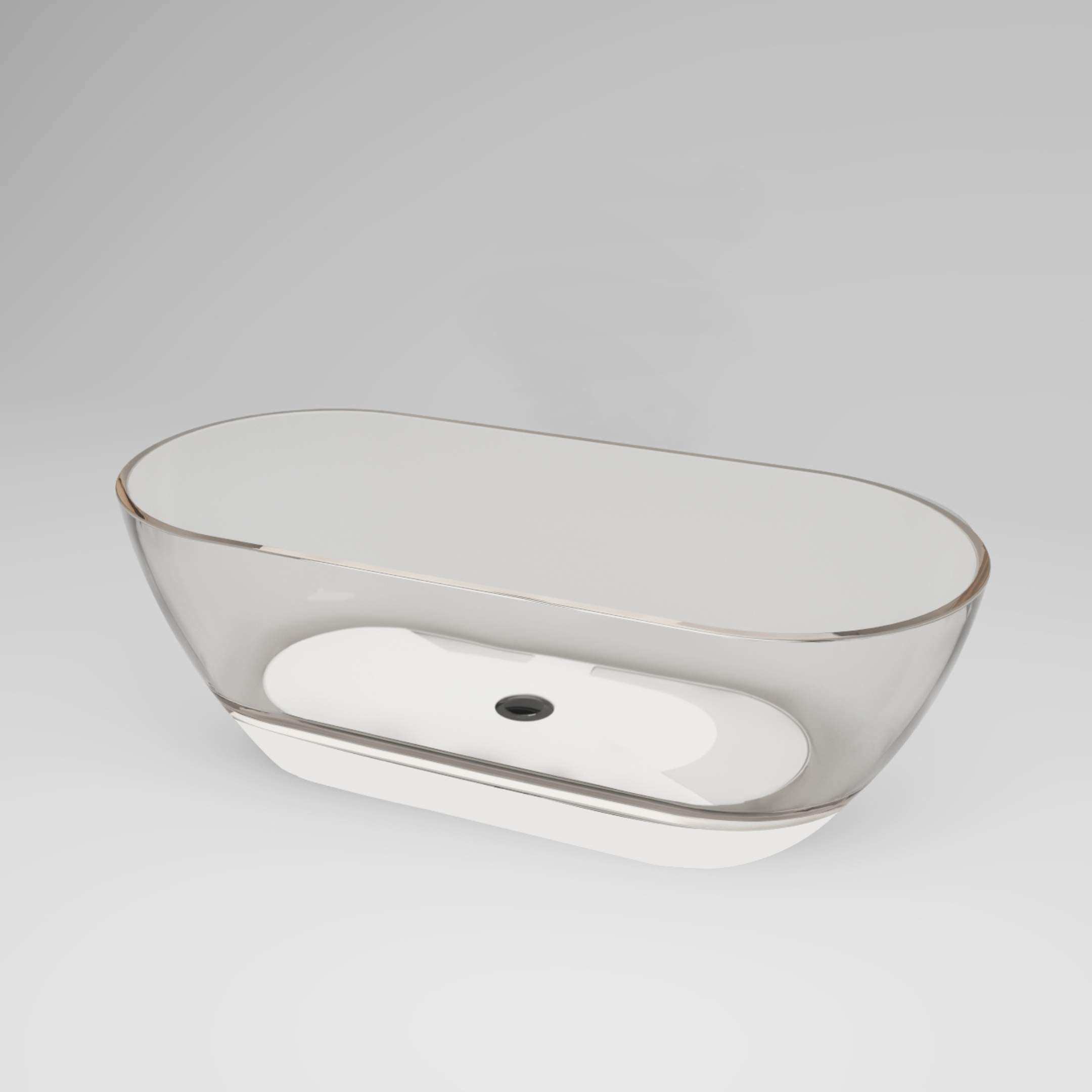 Transpa-Clear | 170x78x56 cm | Transparant Modern Vrijstaand Bad