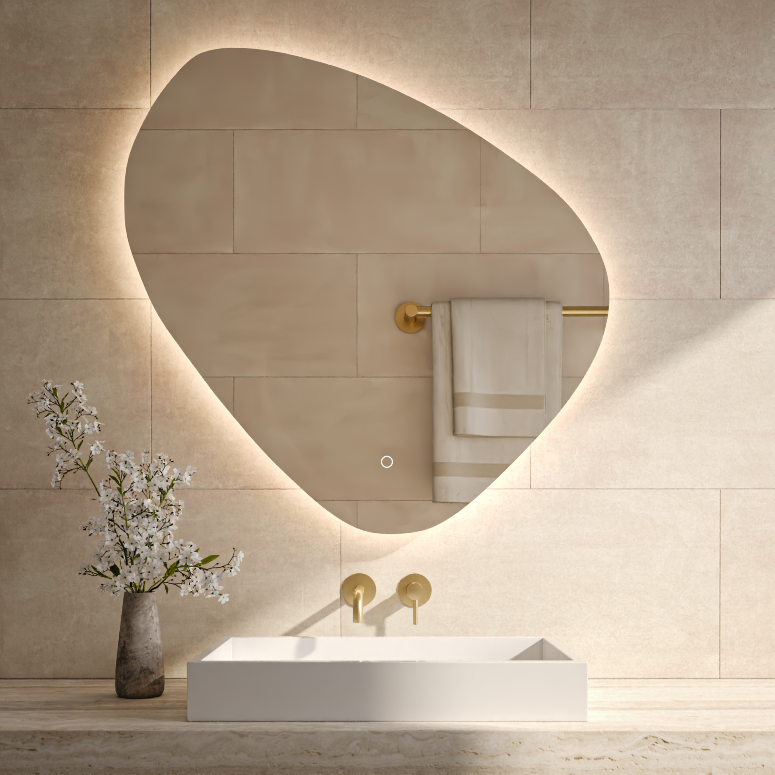 Ballon | Spiegel incl. LED Verlichting | 120x120 cm