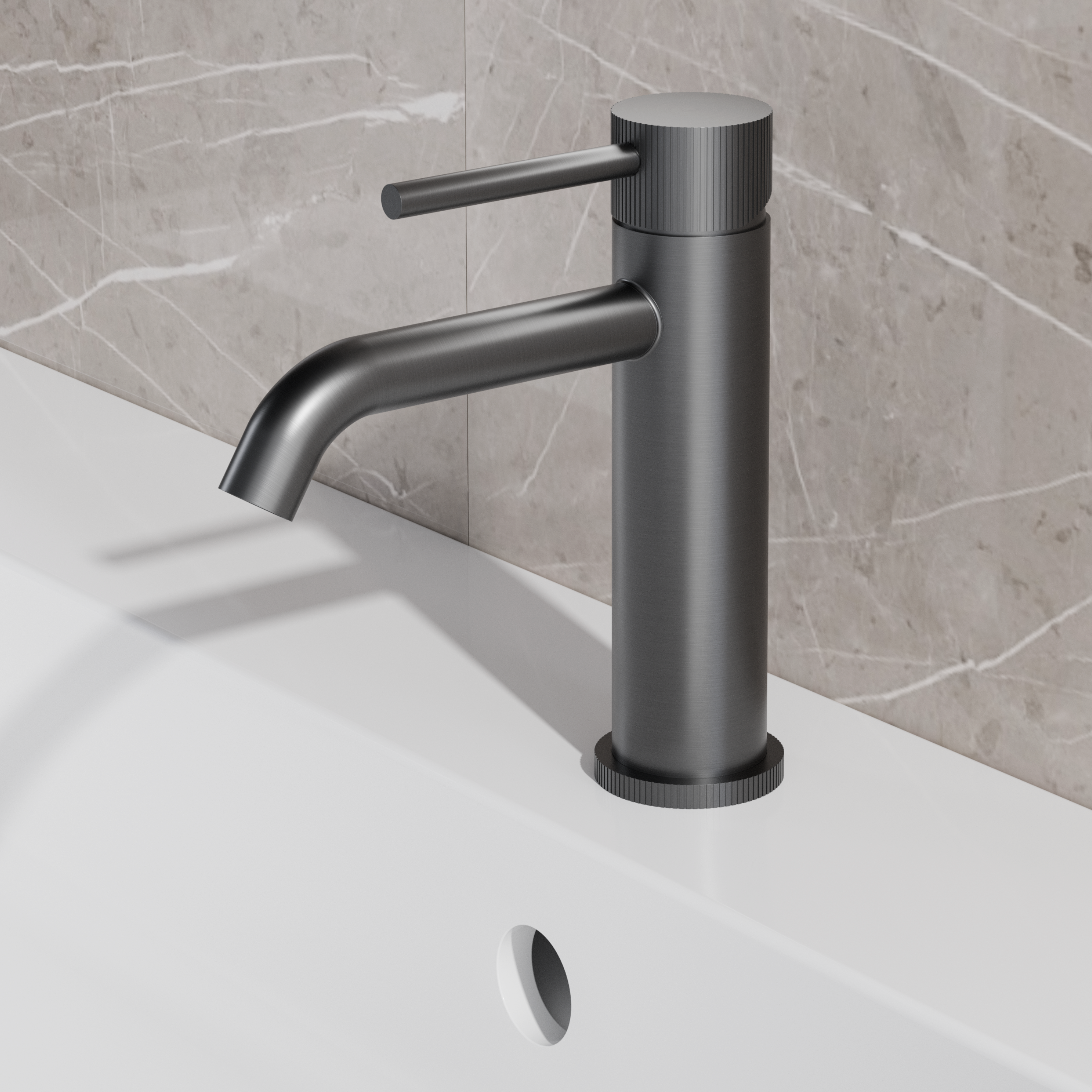 High-End Moya | RVS-304 Wastafelmengkraan | Gun Metal