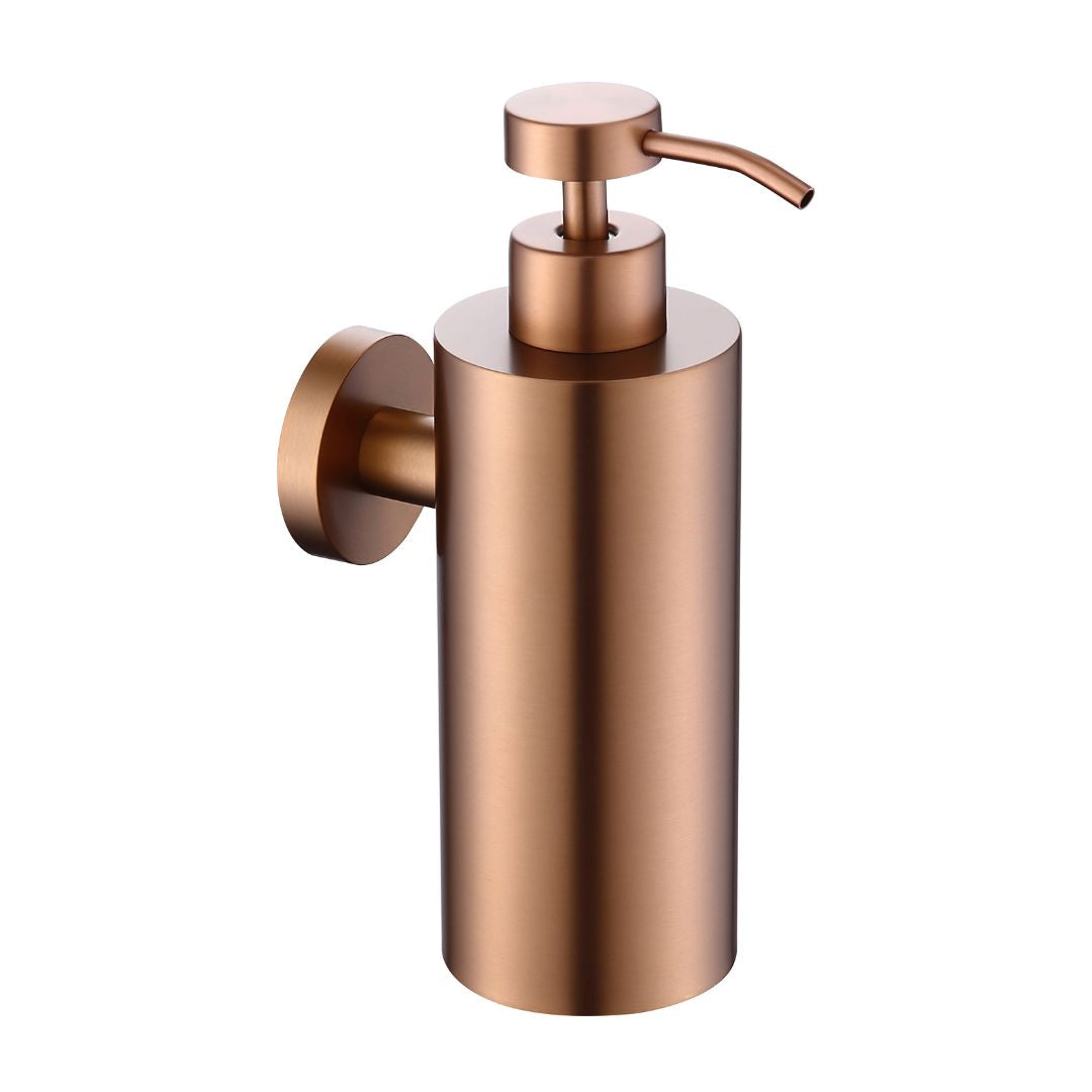Liora-Fiora | Wand Zeepdispencer 250 ml | Mat Brons