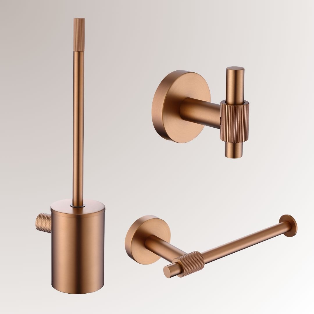 Liora One Pack | Toilet-Accessoires Set | Mat Brons