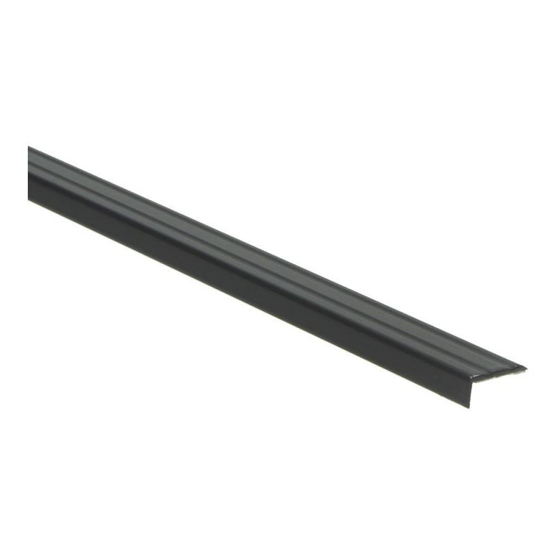 Hoeklijnprofiel Zelfklevend | 24,5x10 mm - 100cm | Zwart