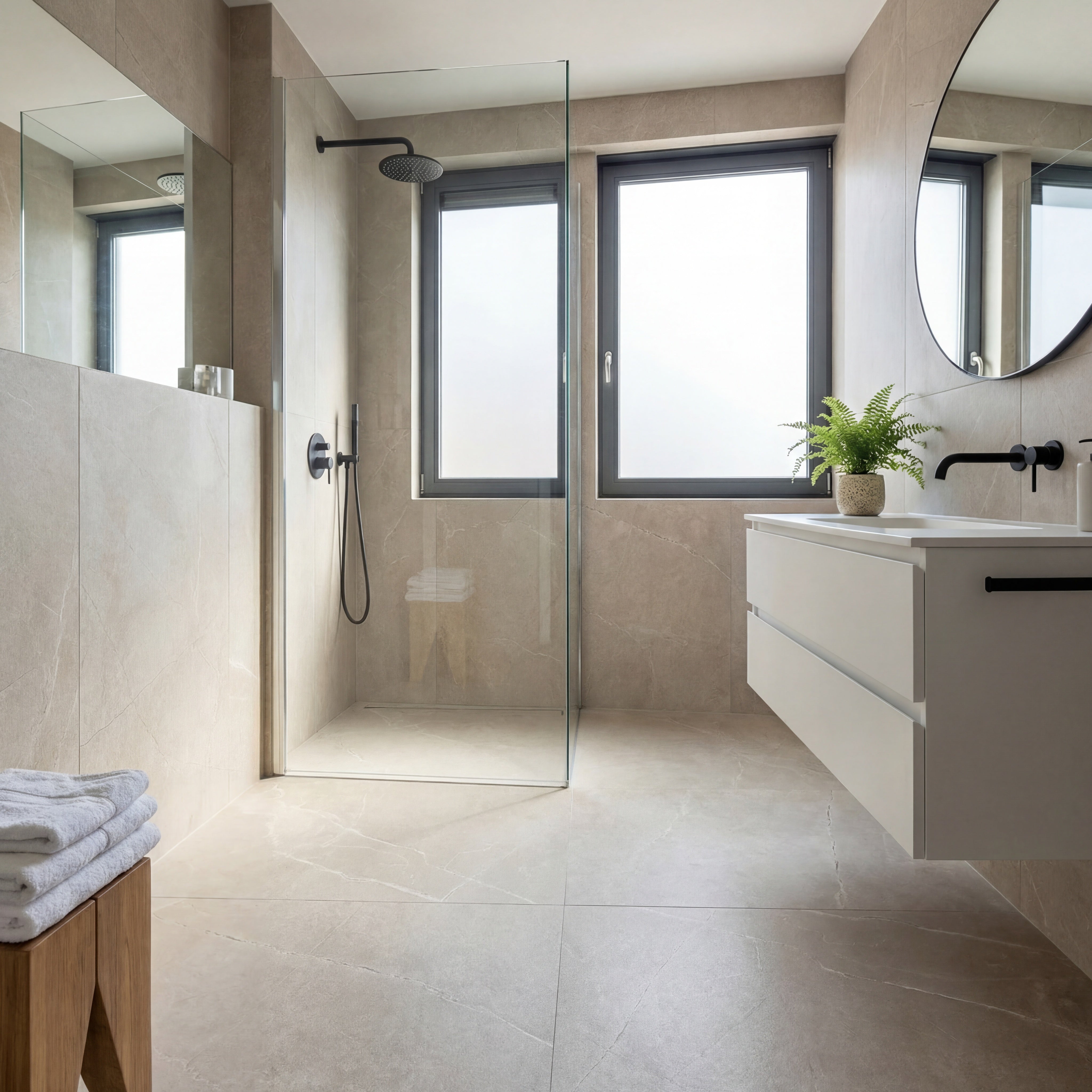 Adria Latte | Tegel 60x120 cm | Mat Latte Steenlook