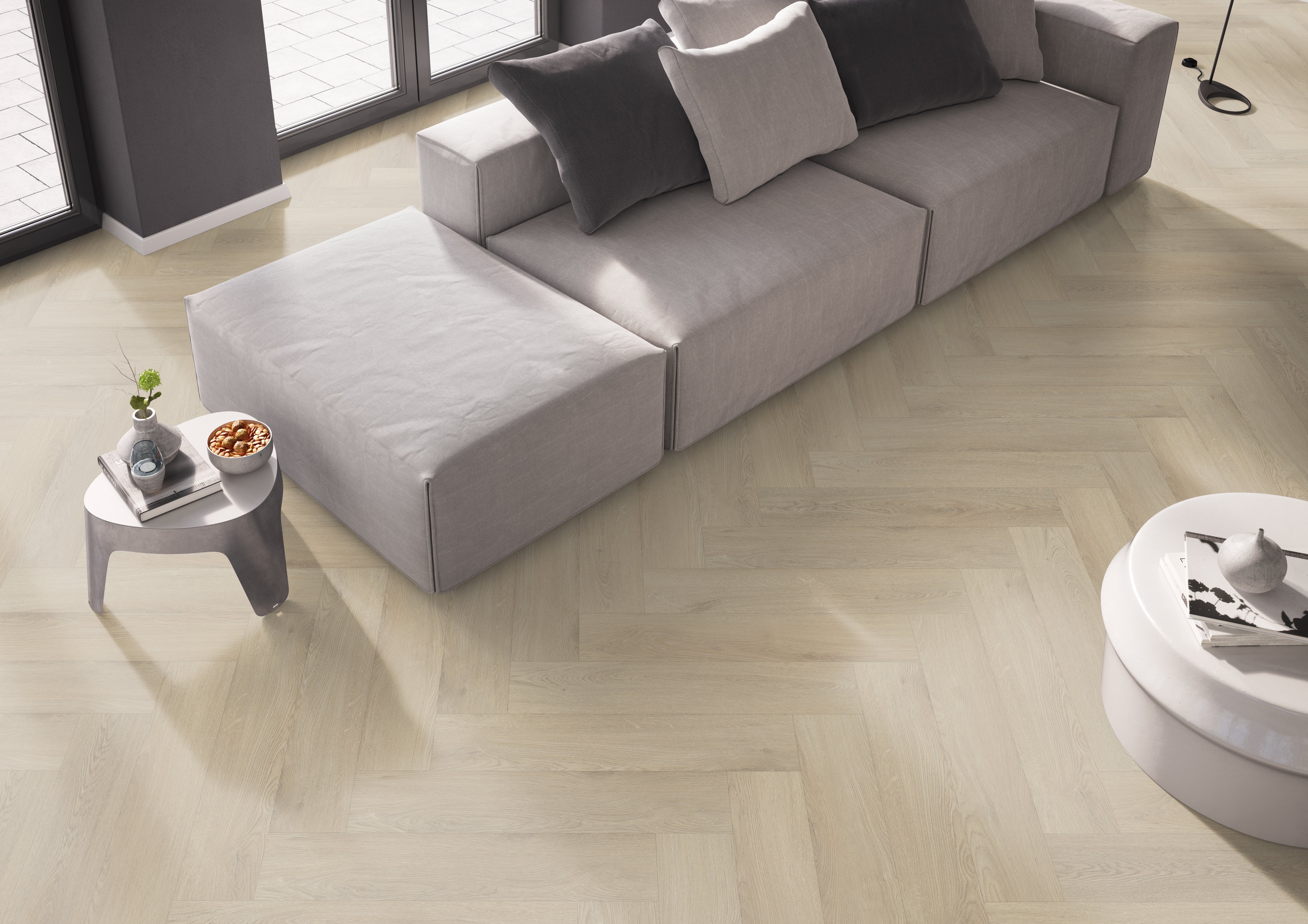 Belakos Palazzo 73 | PVC Dryback Plak | Houtlook Visgraat XL