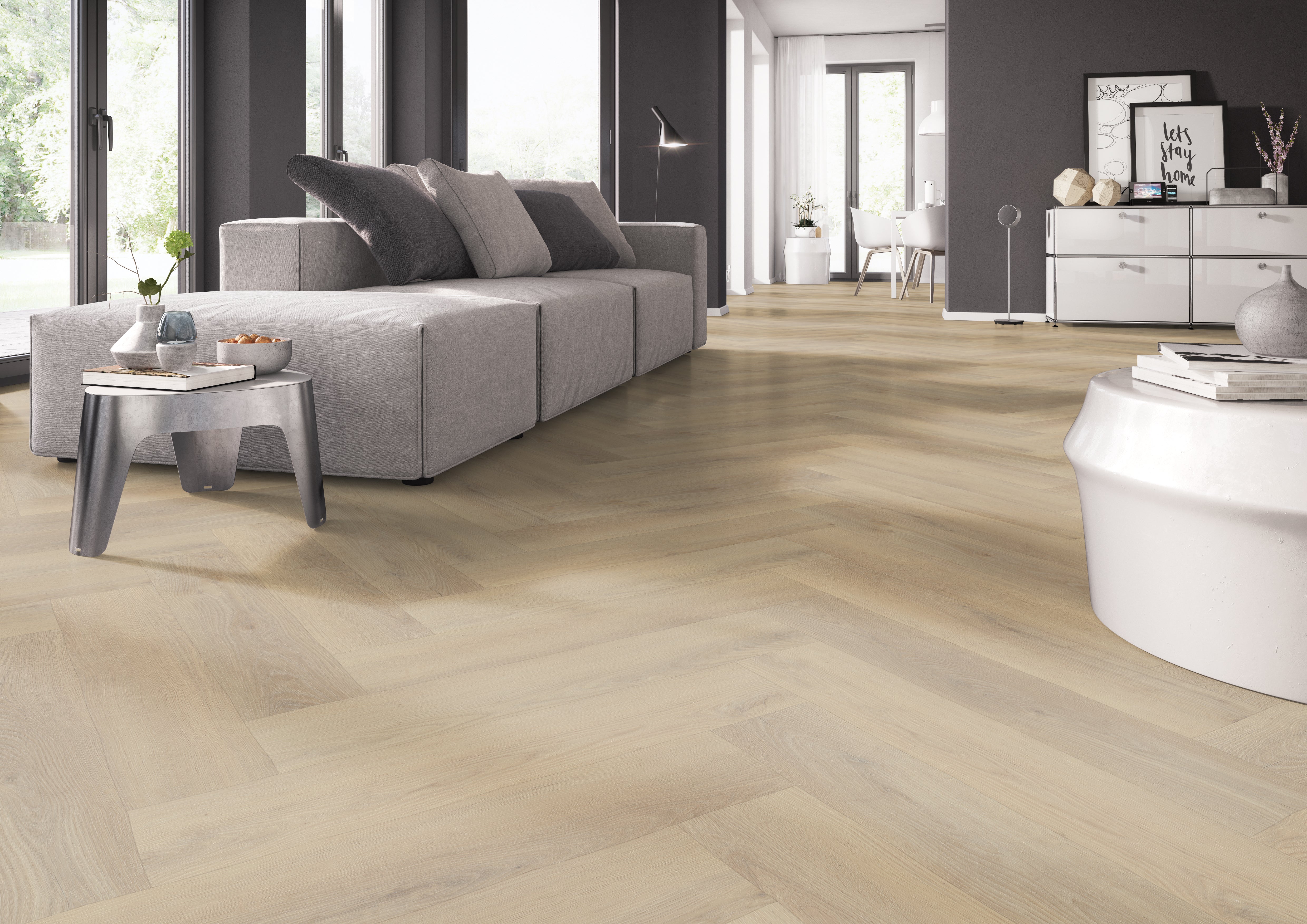 Belakos Palazzo 72 | PVC Dryback Plak | Houtlook Visgraat XL