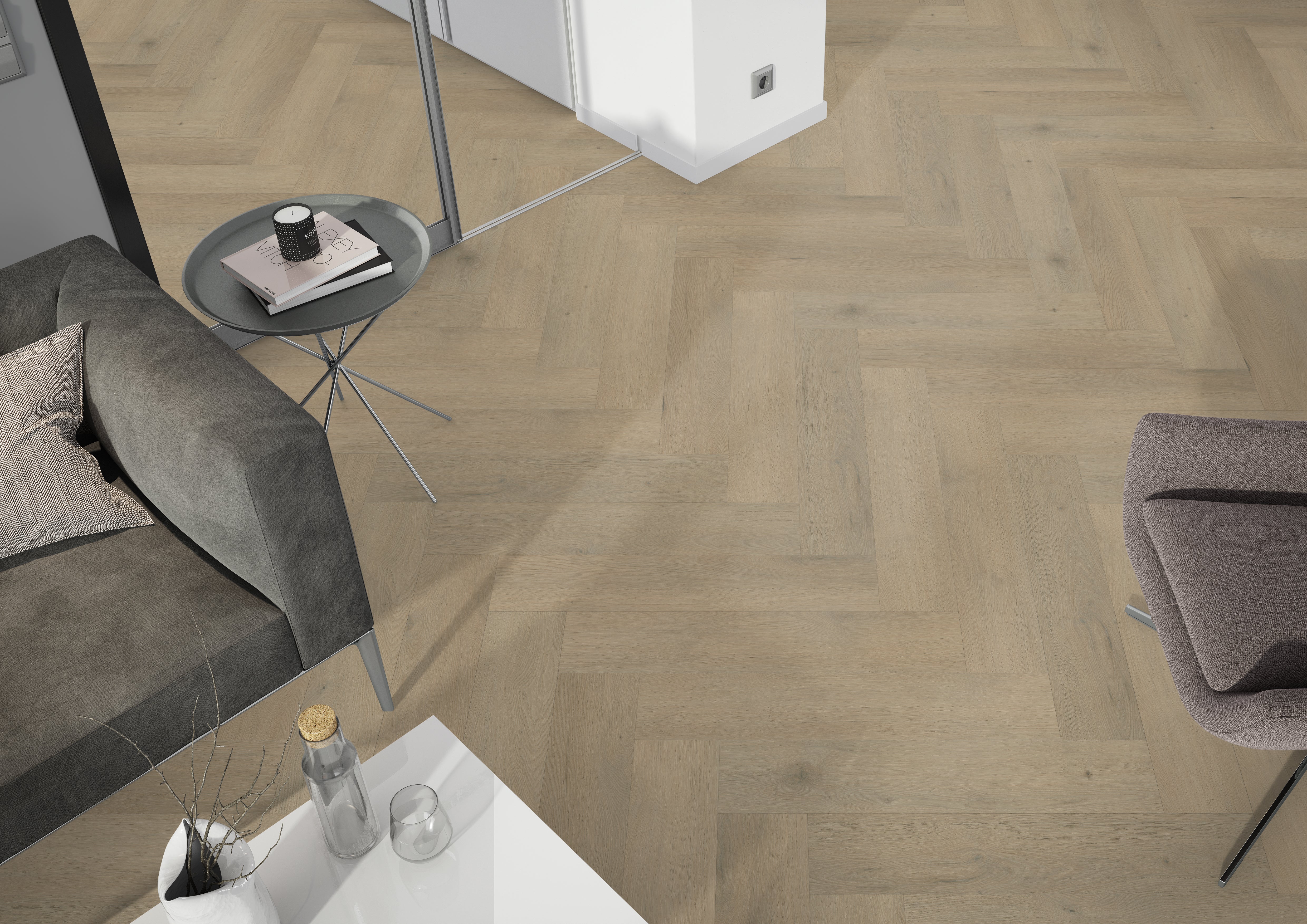 Belakos Attico 86 | PVC Rigid Click | Houtlook Visgraat XL