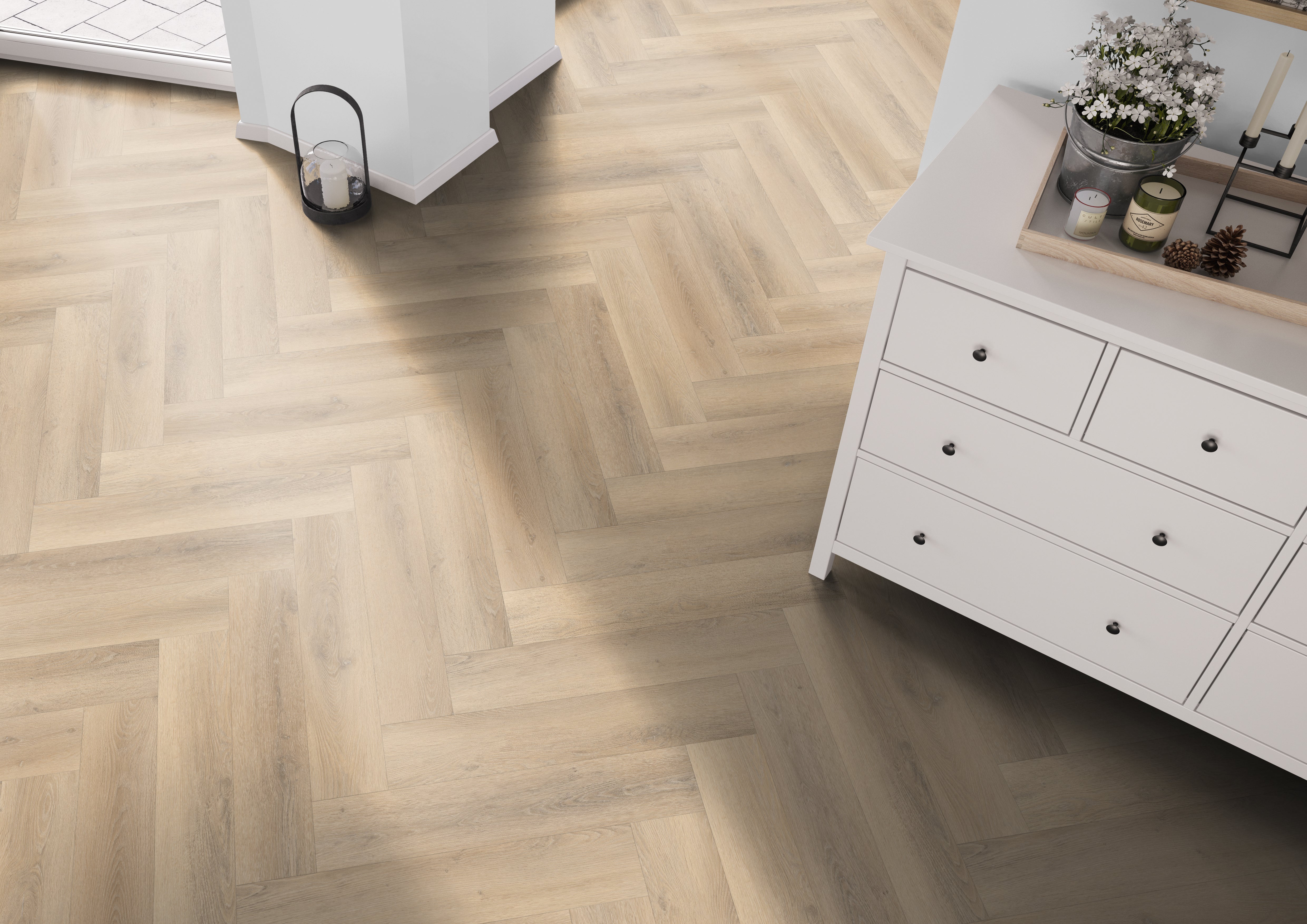 Belakos Palazzo 75 | PVC Dryback Plak | Houtlook Visgraat XL