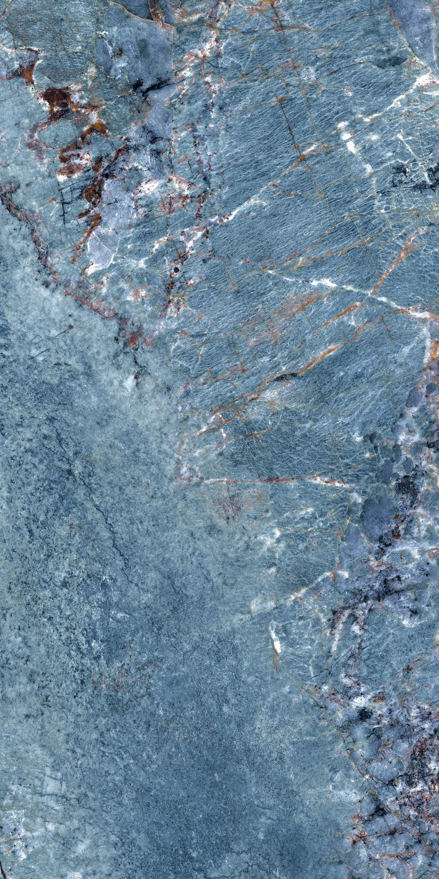 Freya Blue | Tegel 60x120 cm | Hoogglans Blauw Marmerlook