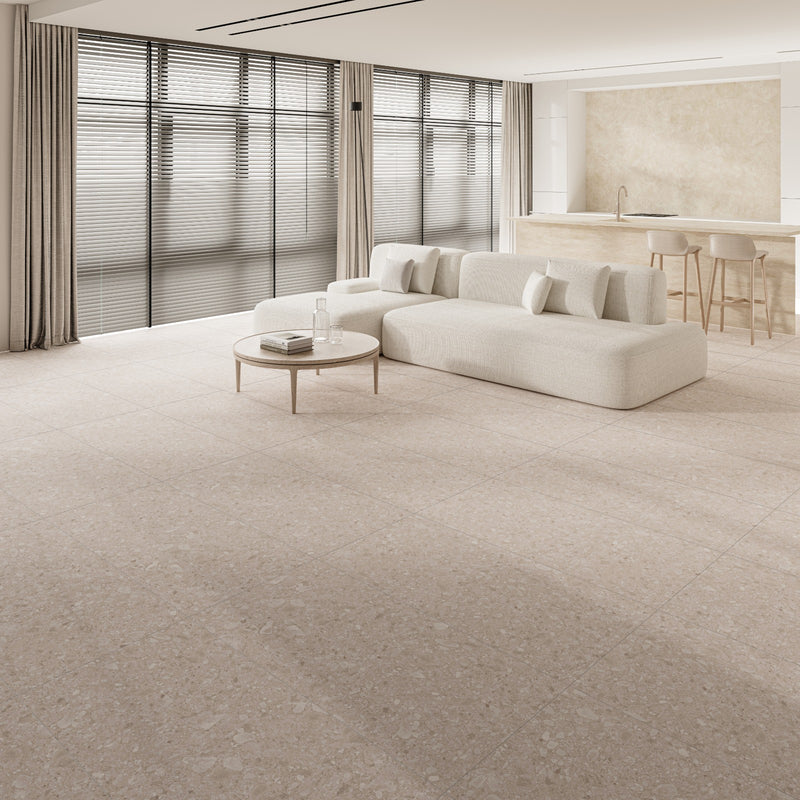 Terra Stone Creme | Tegel 60x60 cm | Mat Creme Natuursteenlook