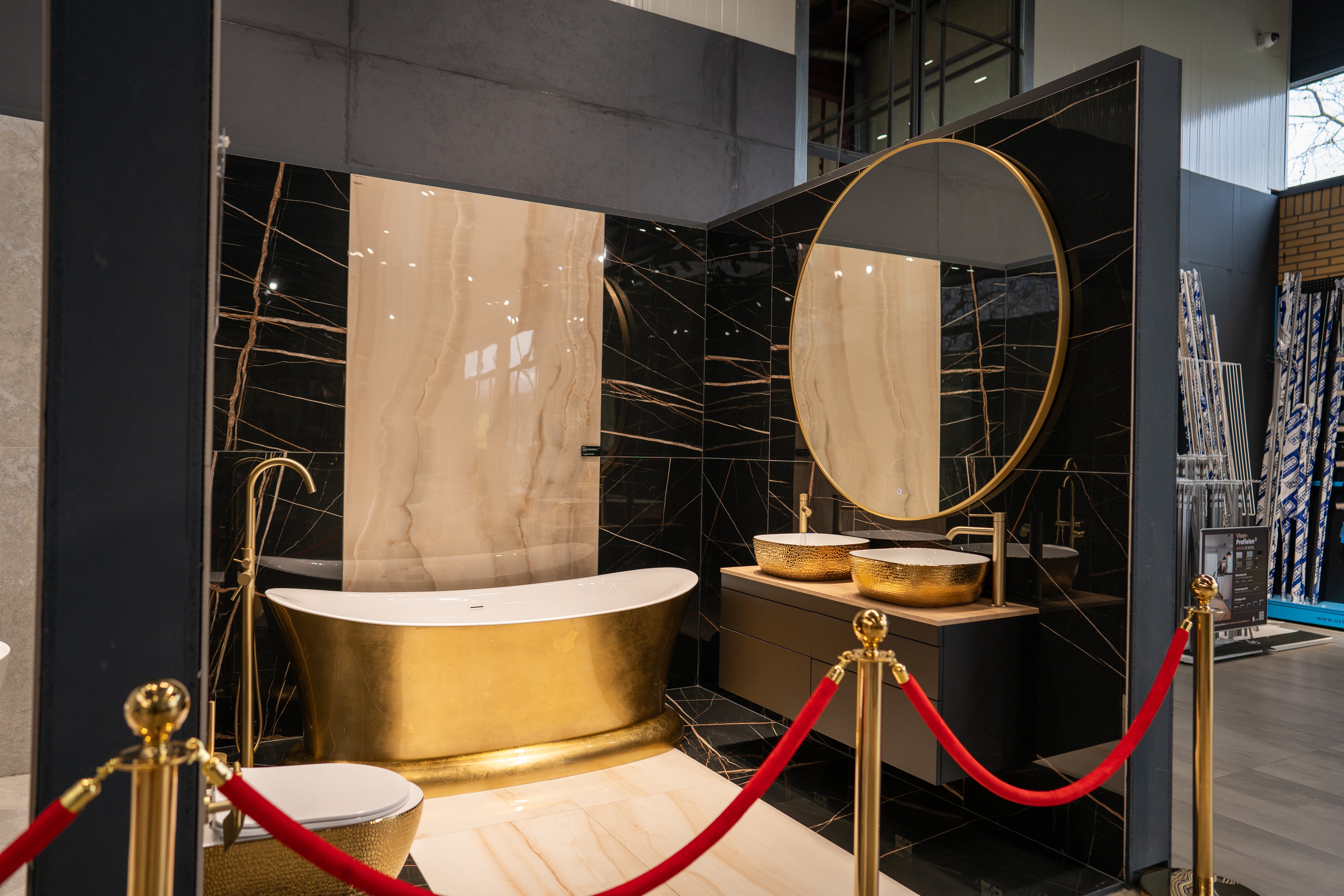 Color-Bridgegold | 175x79x70 cm | Vrijstaand Gouden Bad