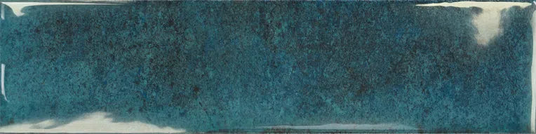 Antic Navy | Wandtegel 7,5x30cm | Geglazuurd Turquoise
